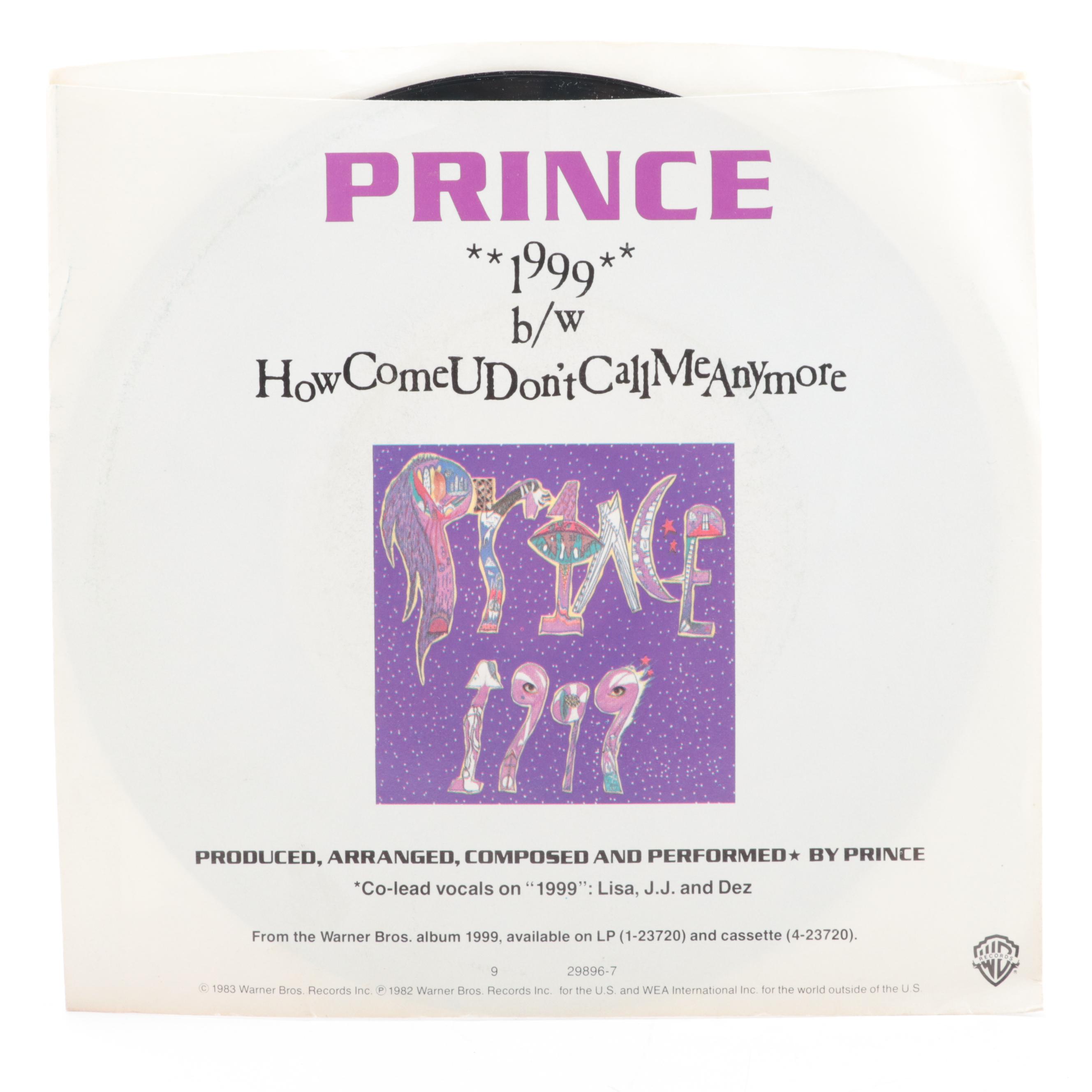 David Bowie, Prince, Michael Jackson, Rick James and More 45 RPM Records