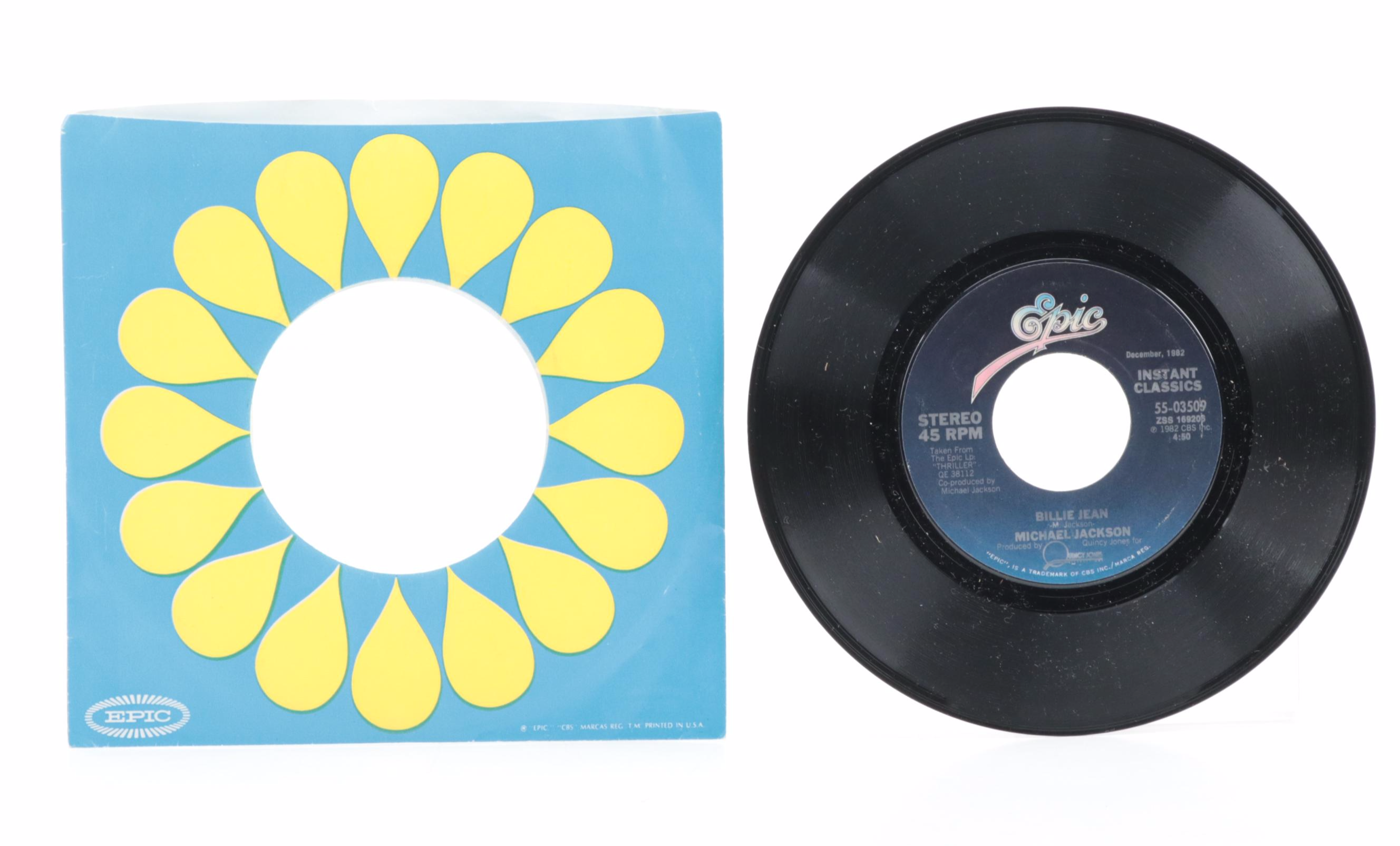 David Bowie, Prince, Michael Jackson, Rick James and More 45 RPM Records