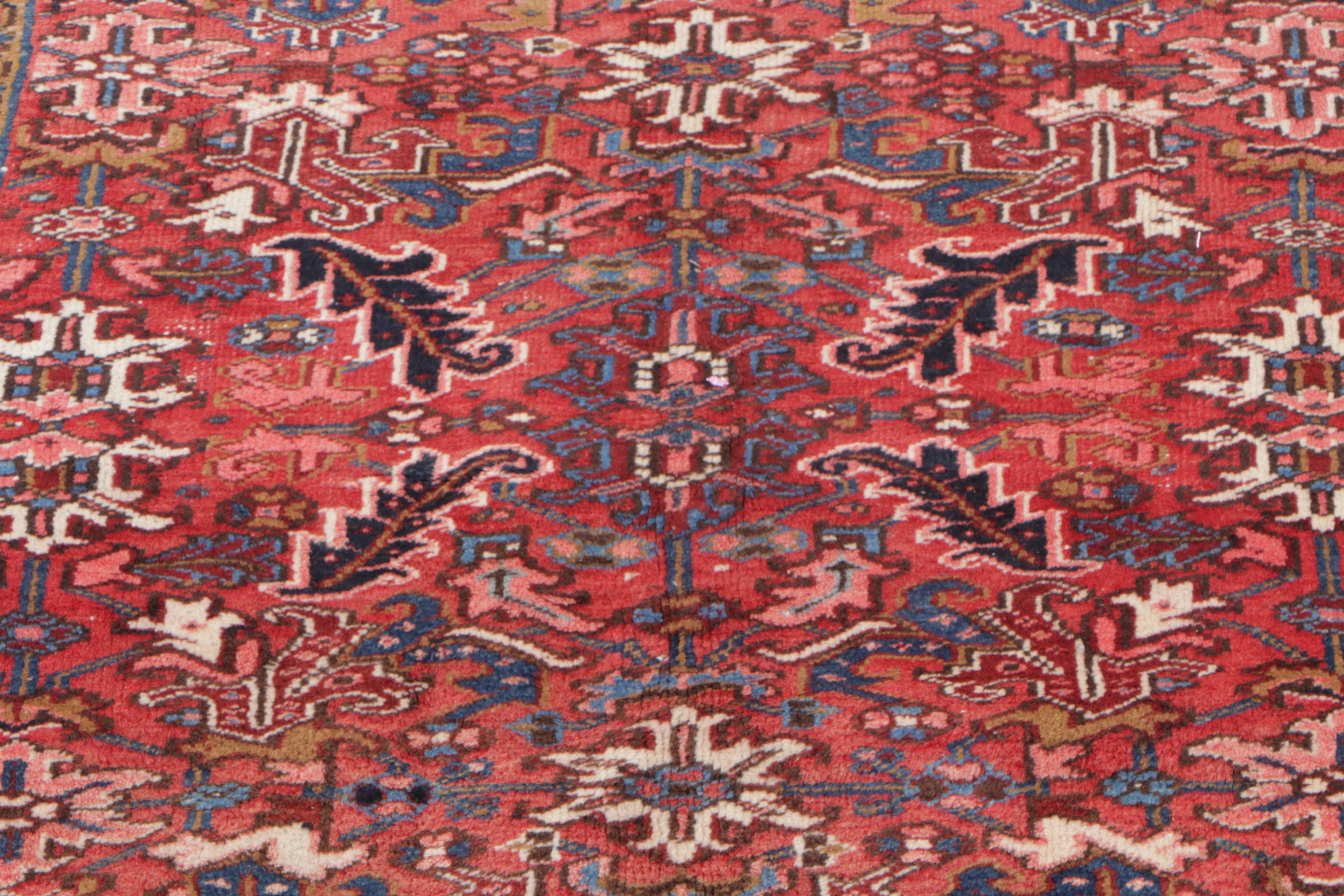 6'6 x 9'6 Hand-Knotted Persian Heriz Area Rug