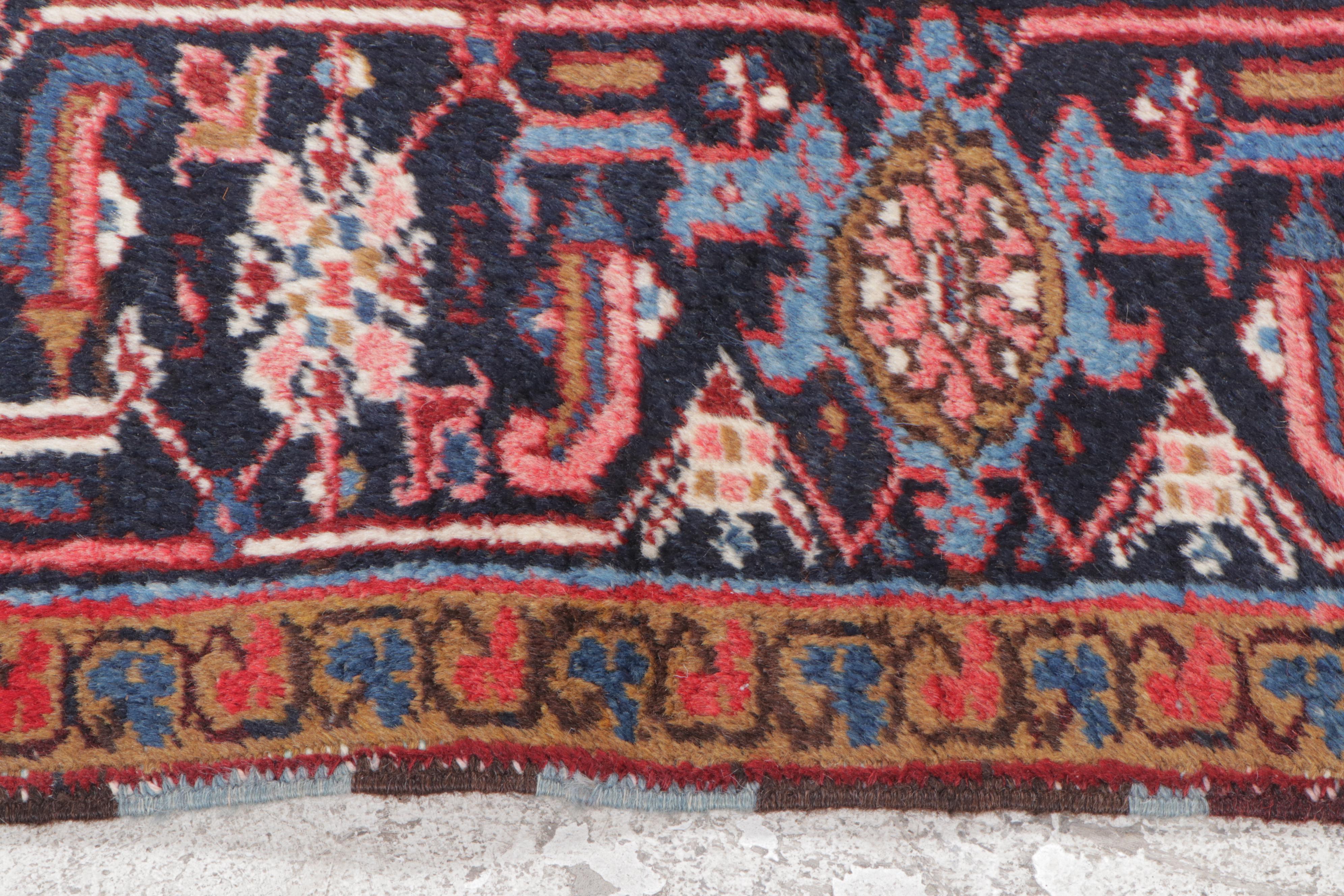 6'6 x 9'6 Hand-Knotted Persian Heriz Area Rug