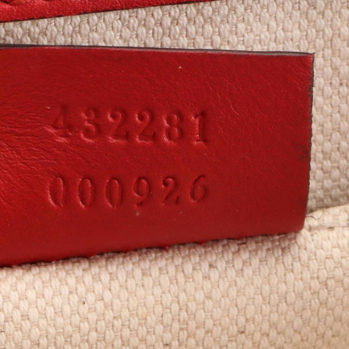 Gucci Peony Chain Shoulder Bag in Leather