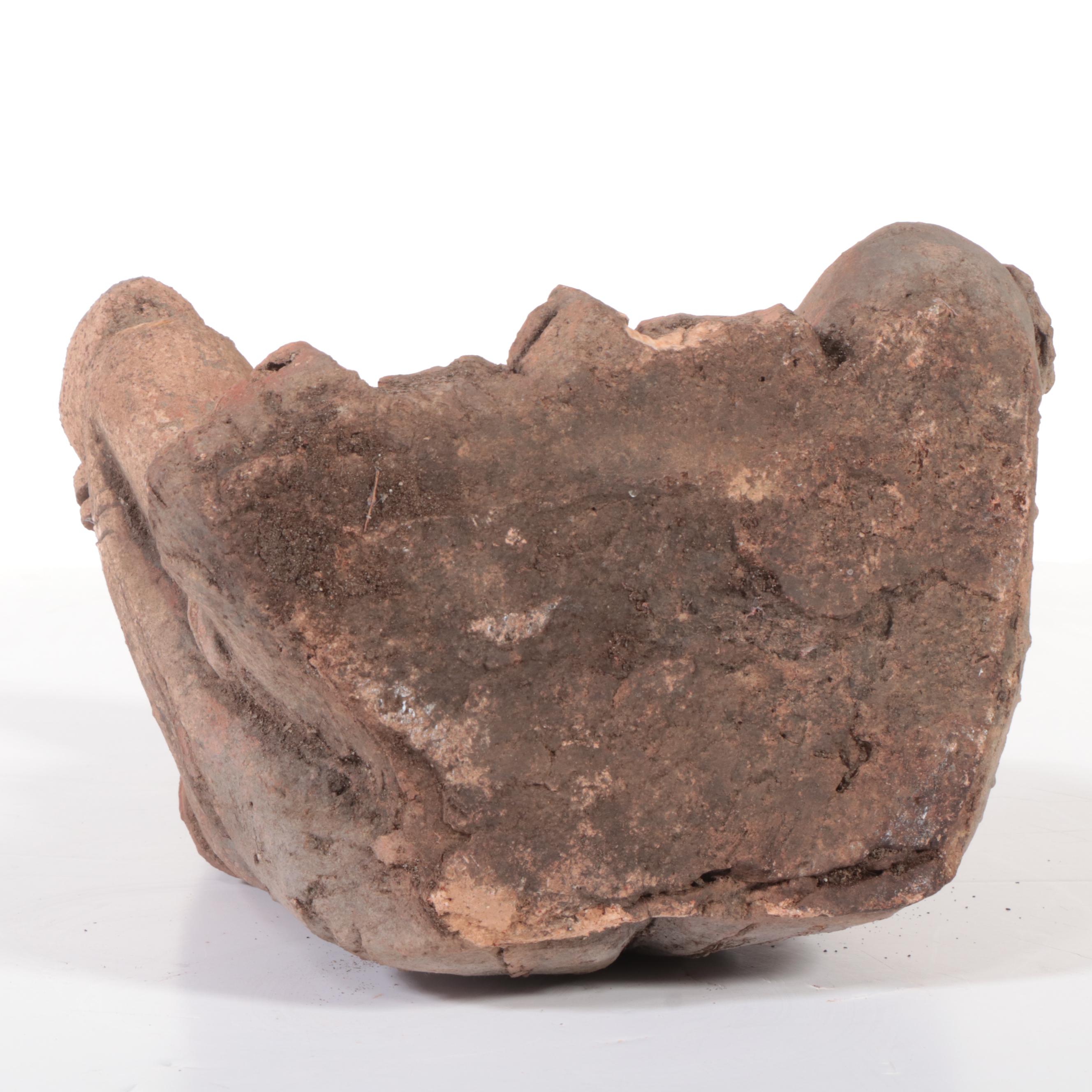 Indian Terracotta Garuda Guardian Figure