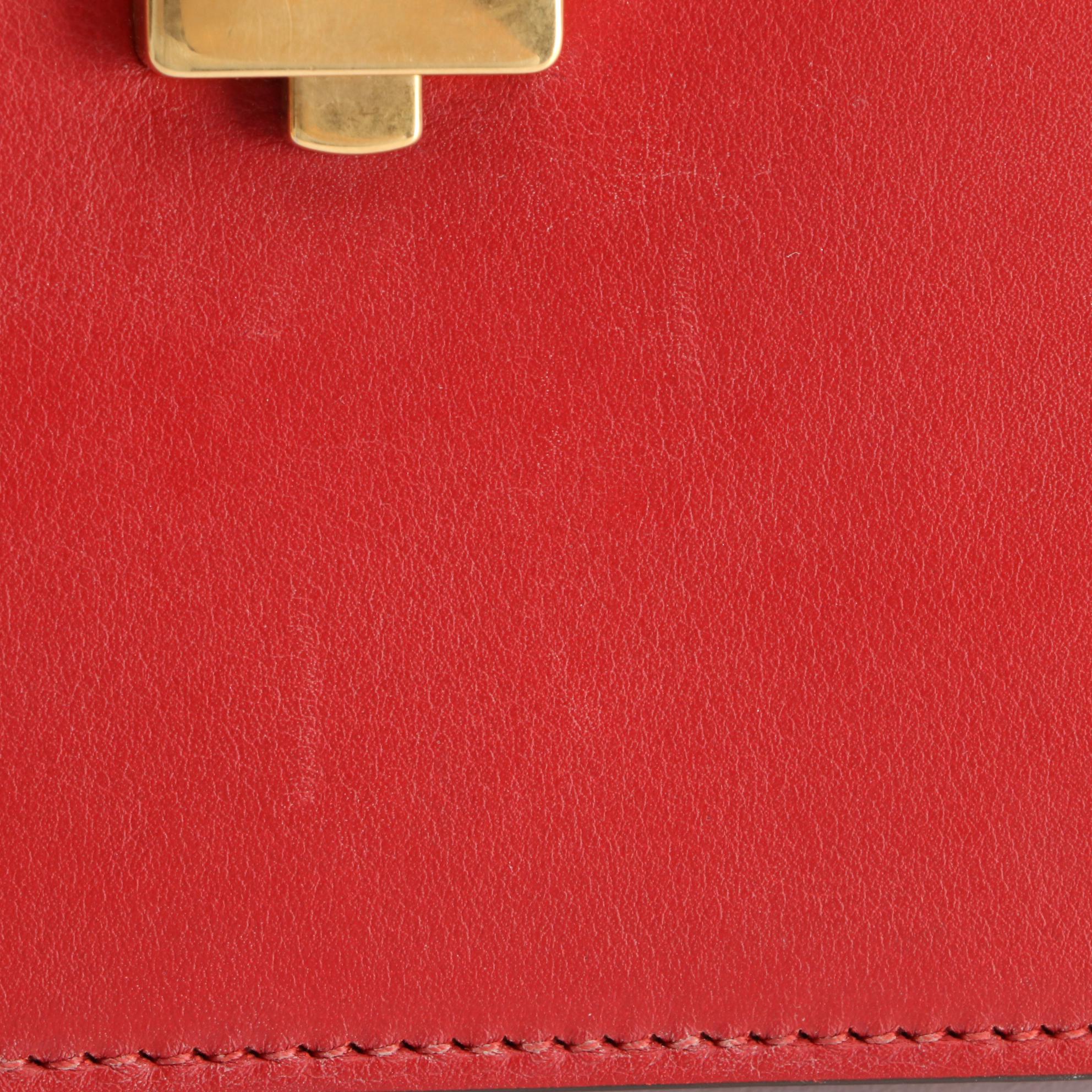 Gucci Peony Chain Shoulder Bag in Leather