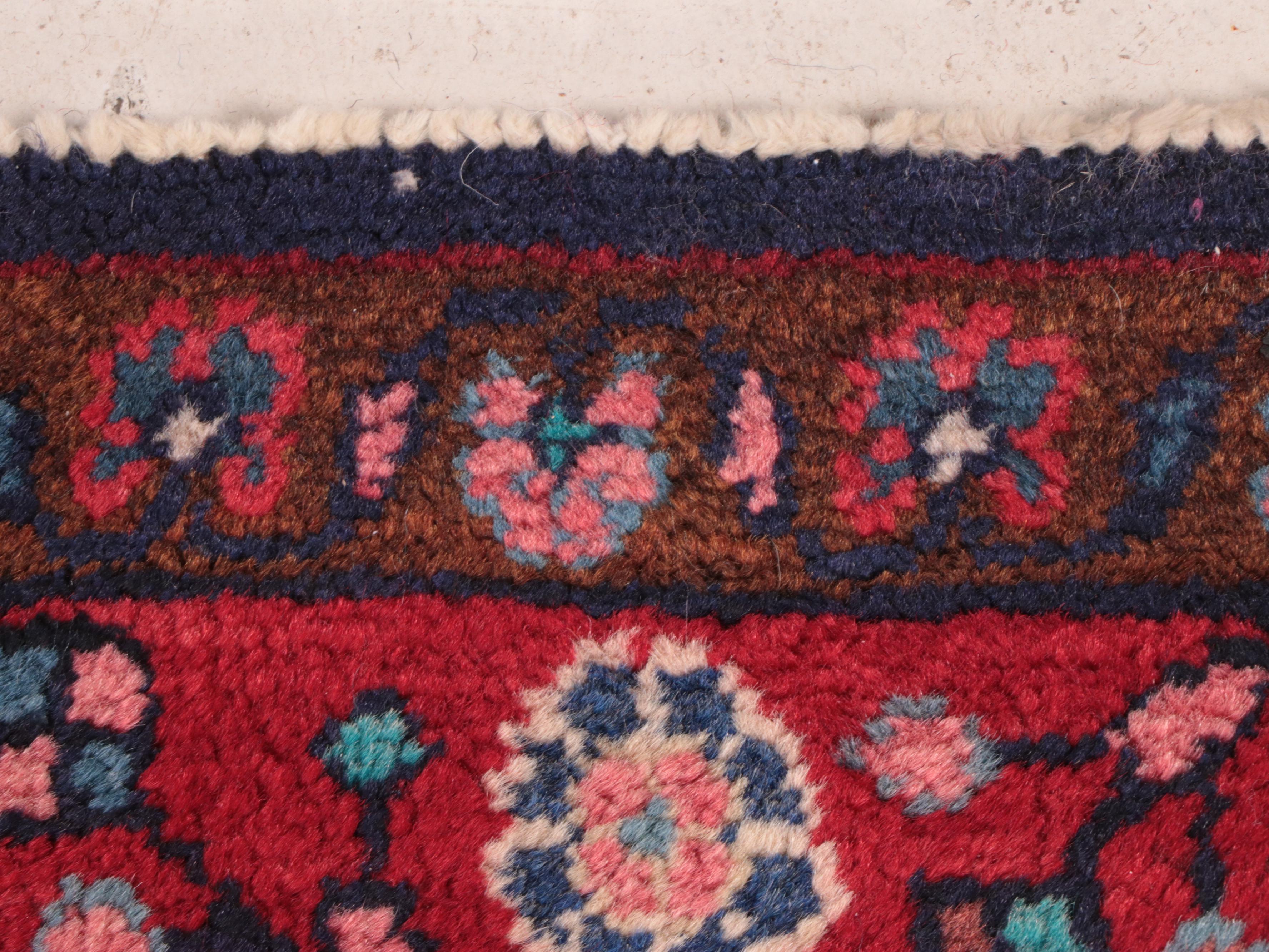 3'7 x 9'10 Hand-Knotted Persian Hamadan Long Rug