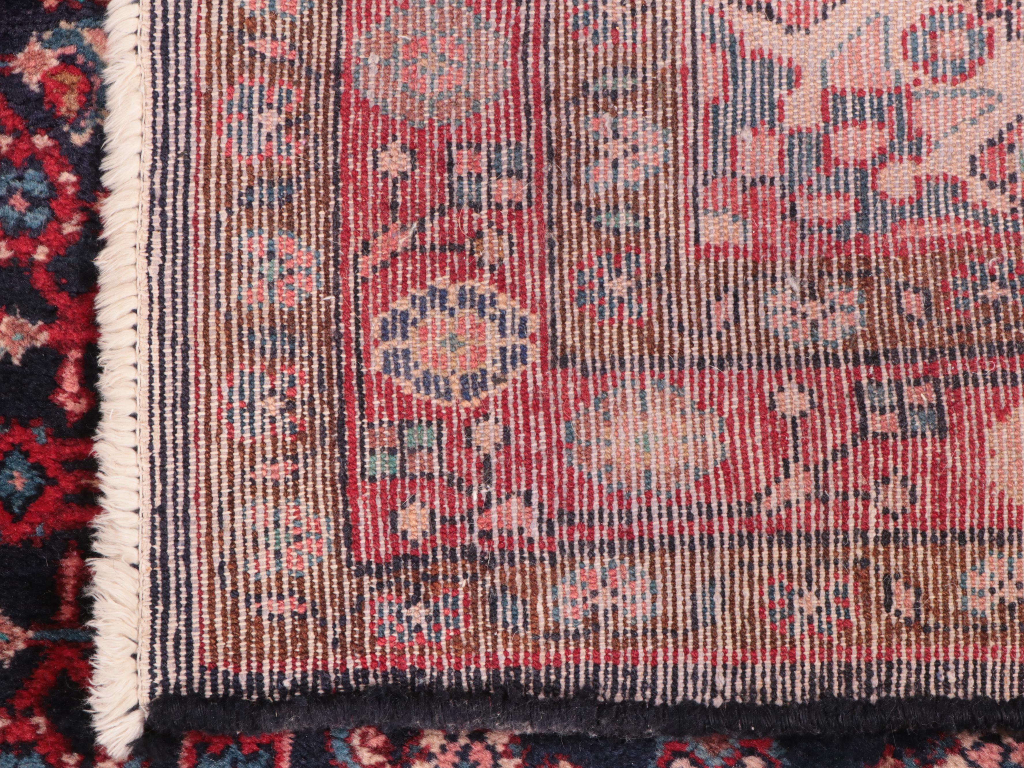3'7 x 9'10 Hand-Knotted Persian Hamadan Long Rug