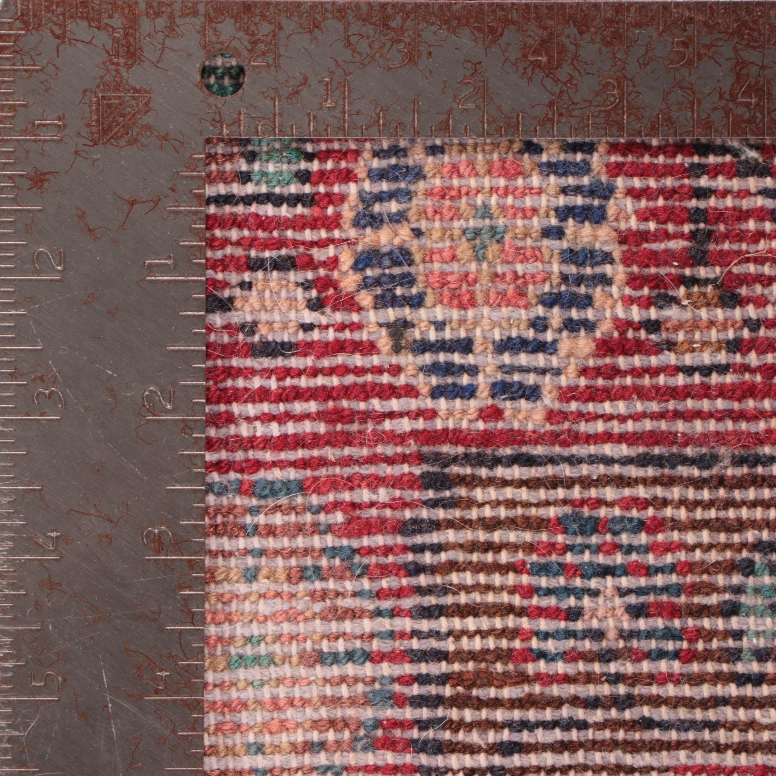 3'7 x 9'10 Hand-Knotted Persian Hamadan Long Rug