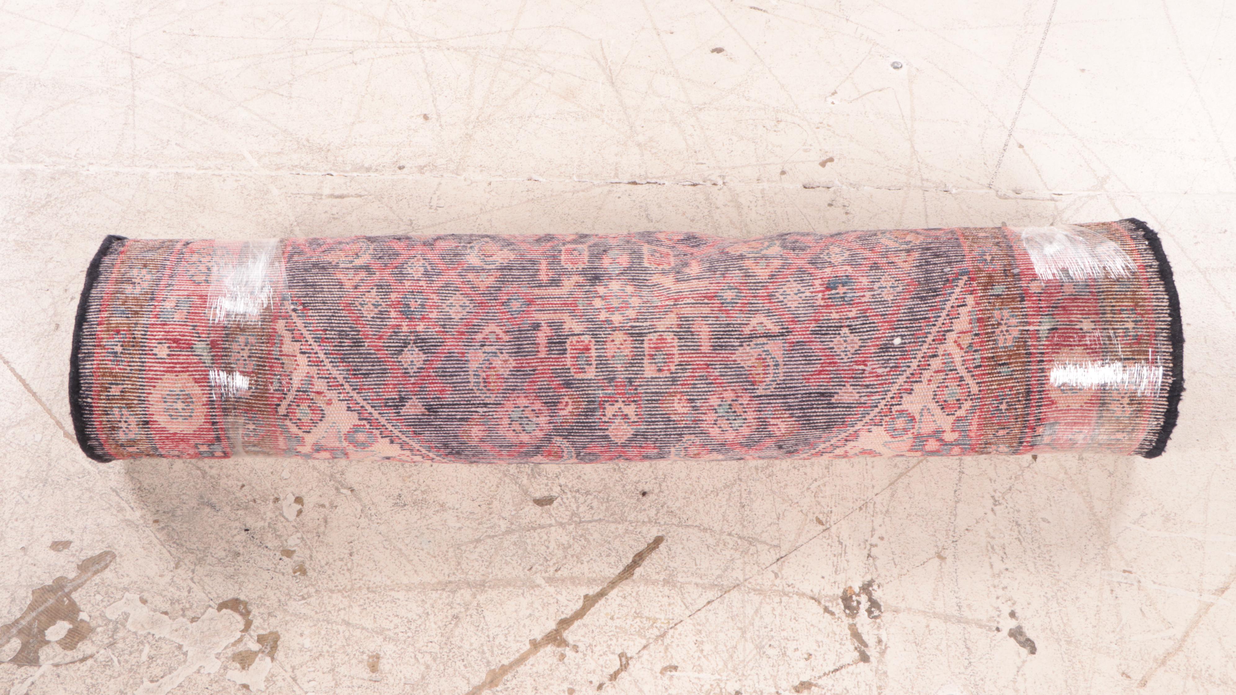 3'7 x 9'10 Hand-Knotted Persian Hamadan Long Rug