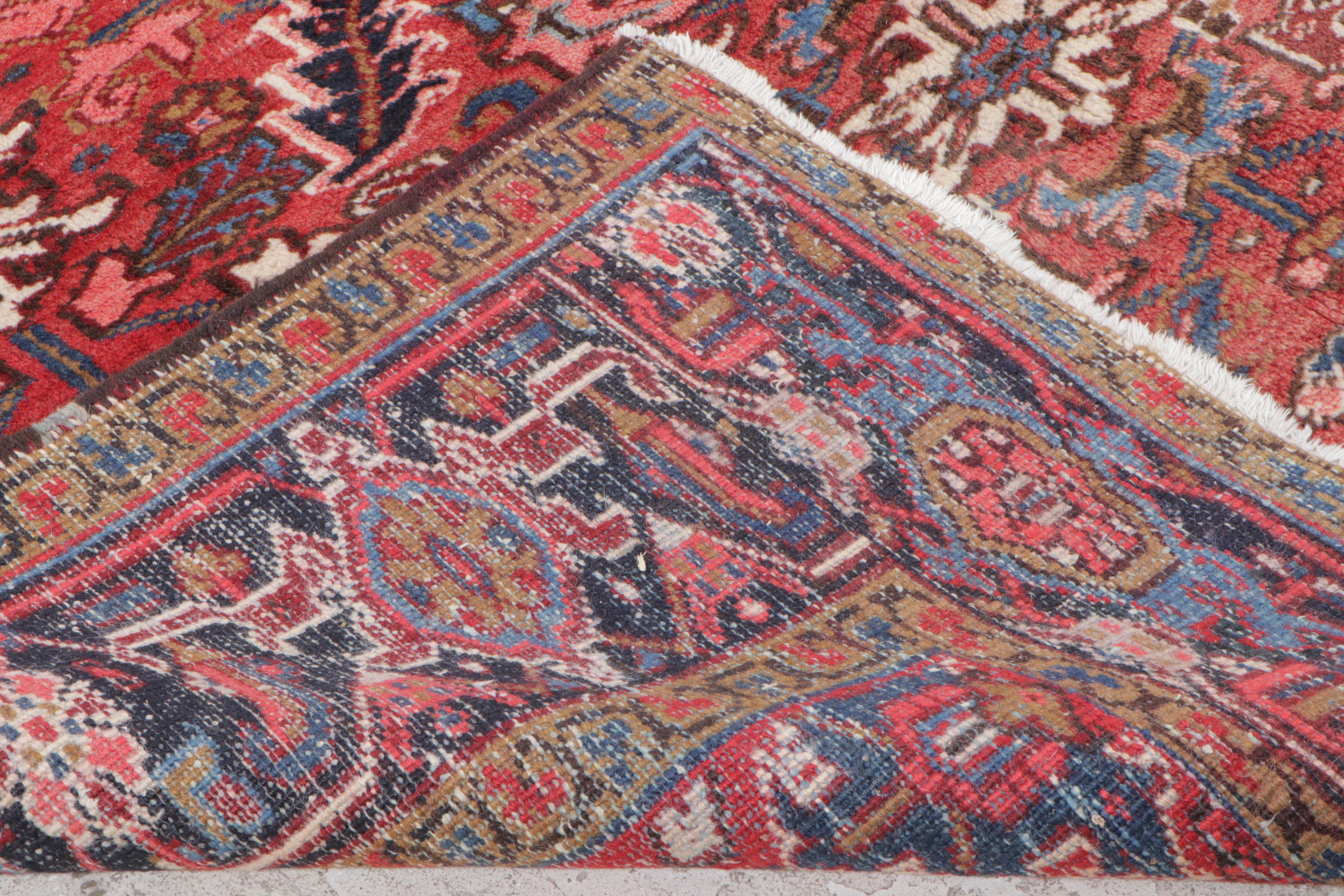 6'6 x 9'6 Hand-Knotted Persian Heriz Area Rug