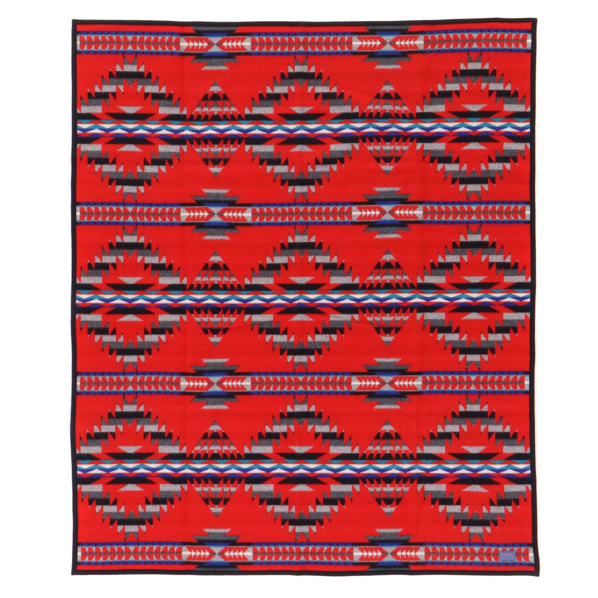 Beaver State Pendleton Western Style Wool Throw