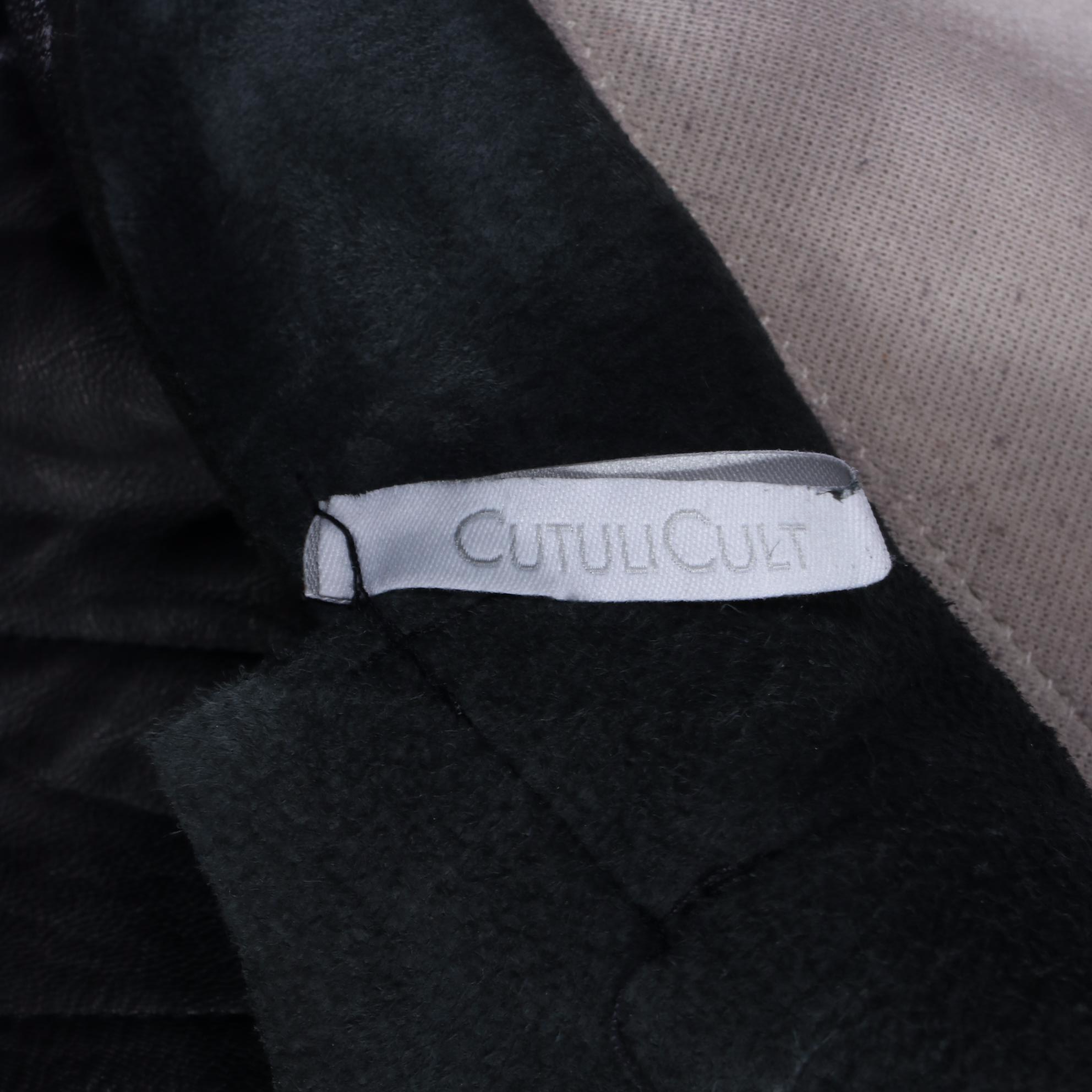 Cutuli Cult Leather Poncho Shawl and Crossbody Bag