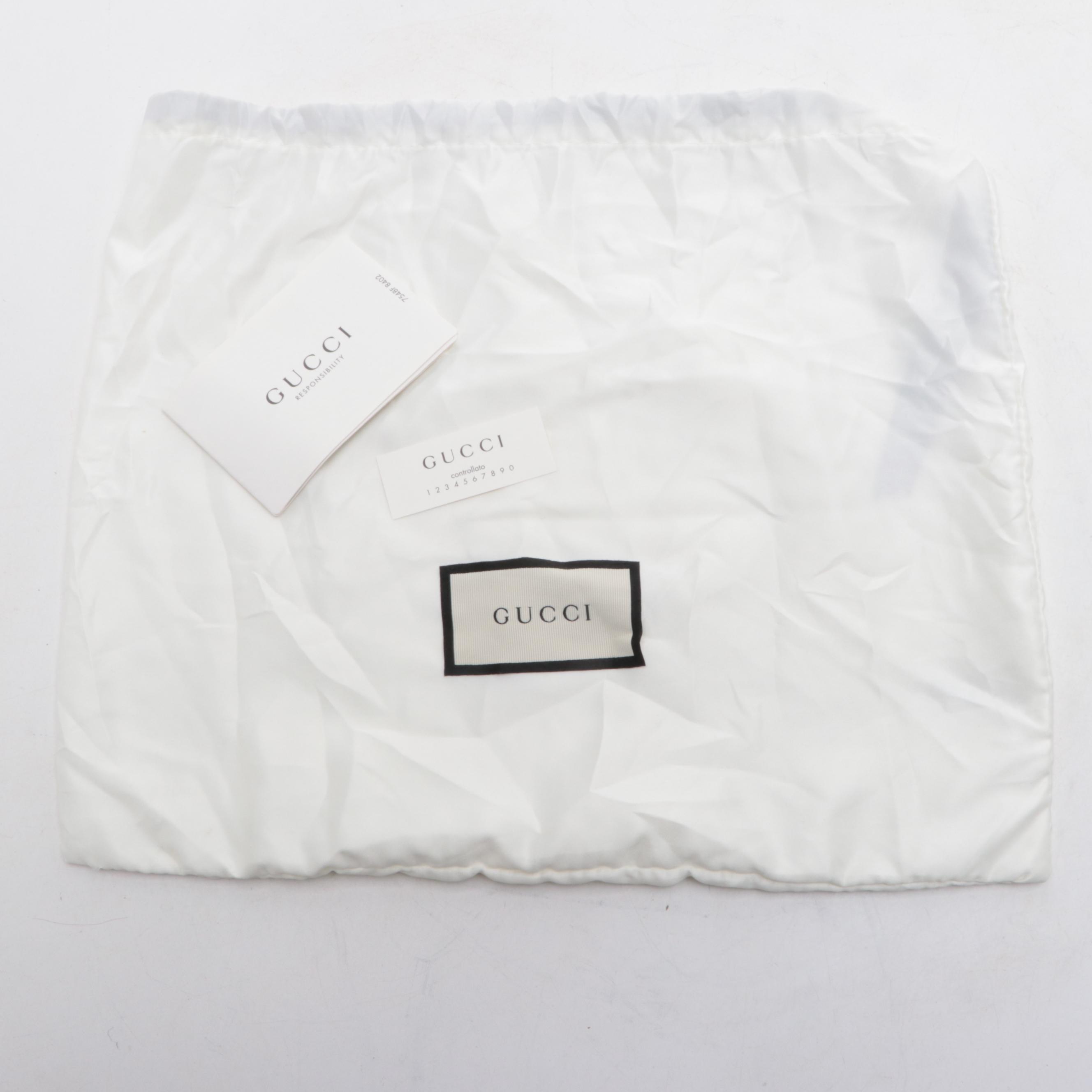 Gucci Small Belt Bag in Printed Red Leather