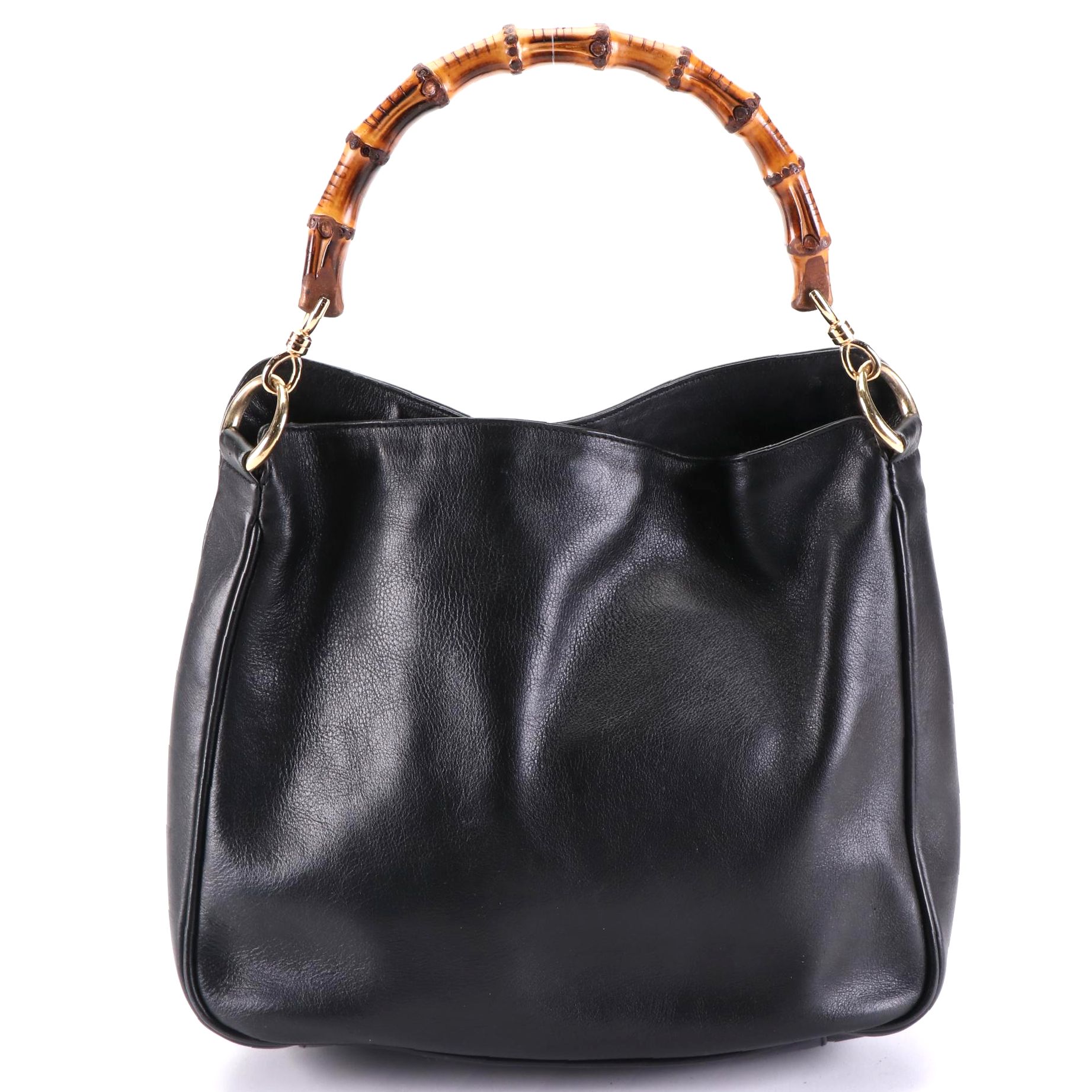 Gucci Bamboo Small Hobo Bag in Leather