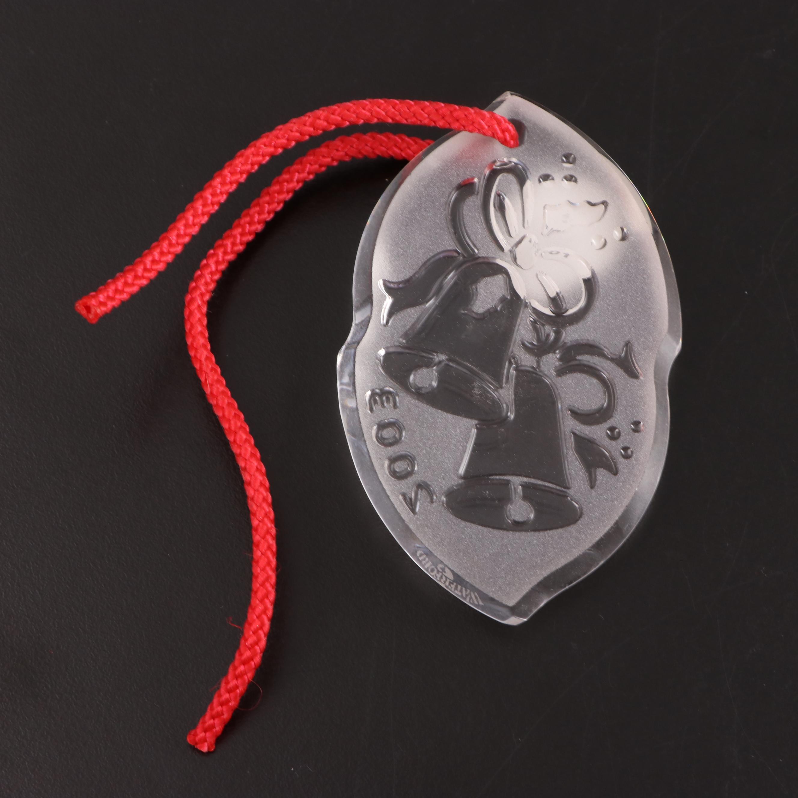 Waterford Crystal Hanukkah and Christmas Tree Ornaments