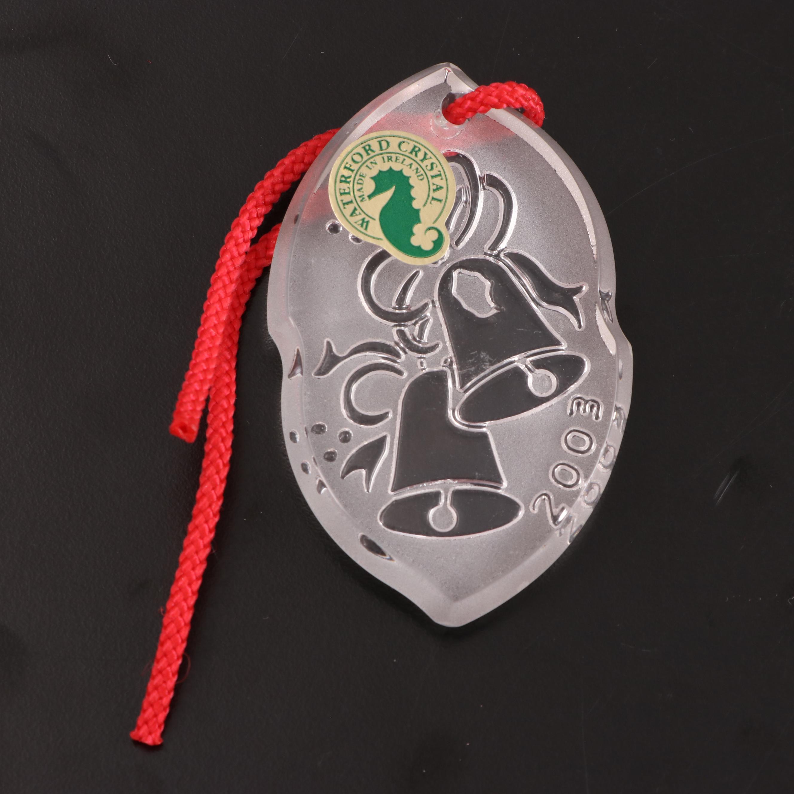 Waterford Crystal Hanukkah and Christmas Tree Ornaments