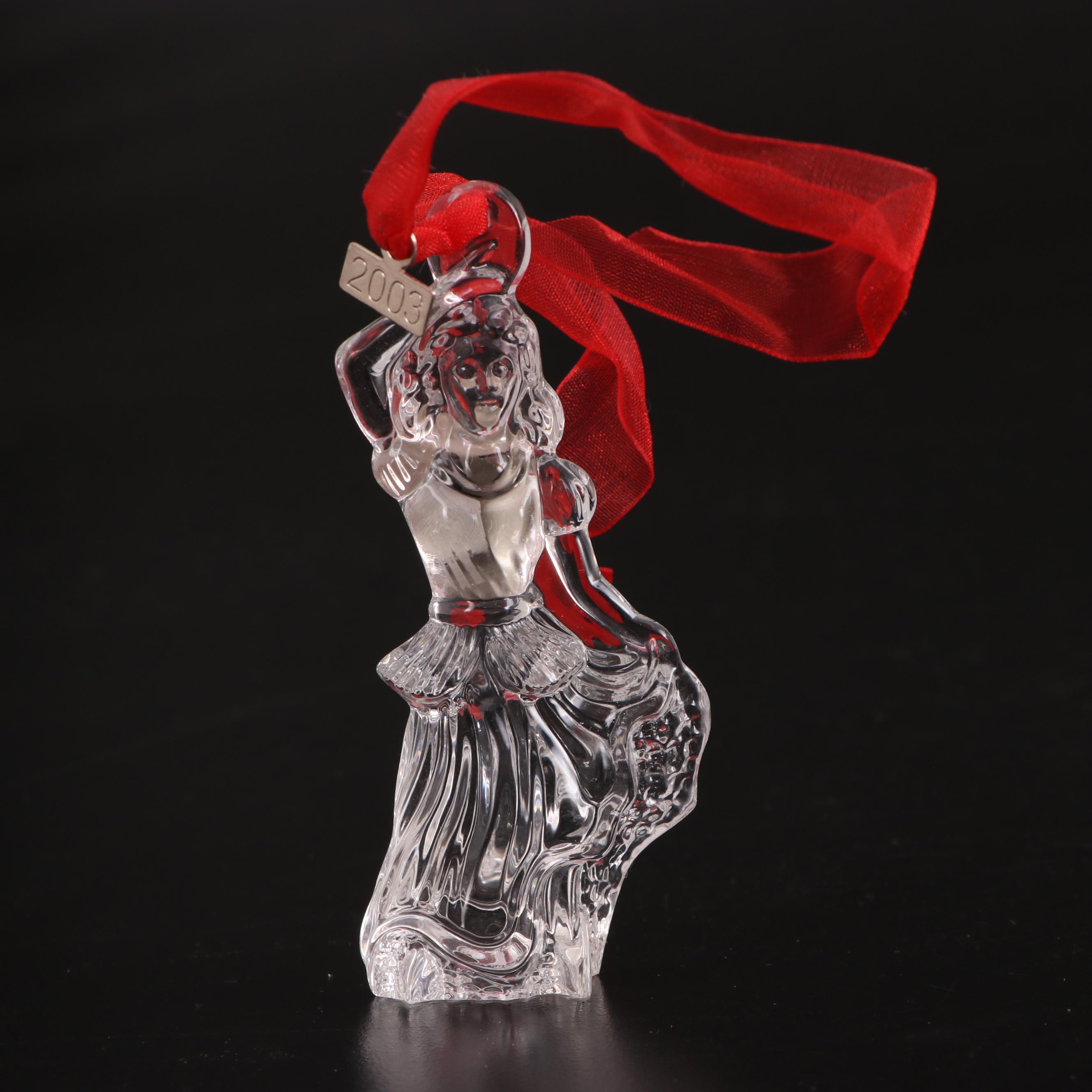 Waterford Crystal Hanukkah and Christmas Tree Ornaments