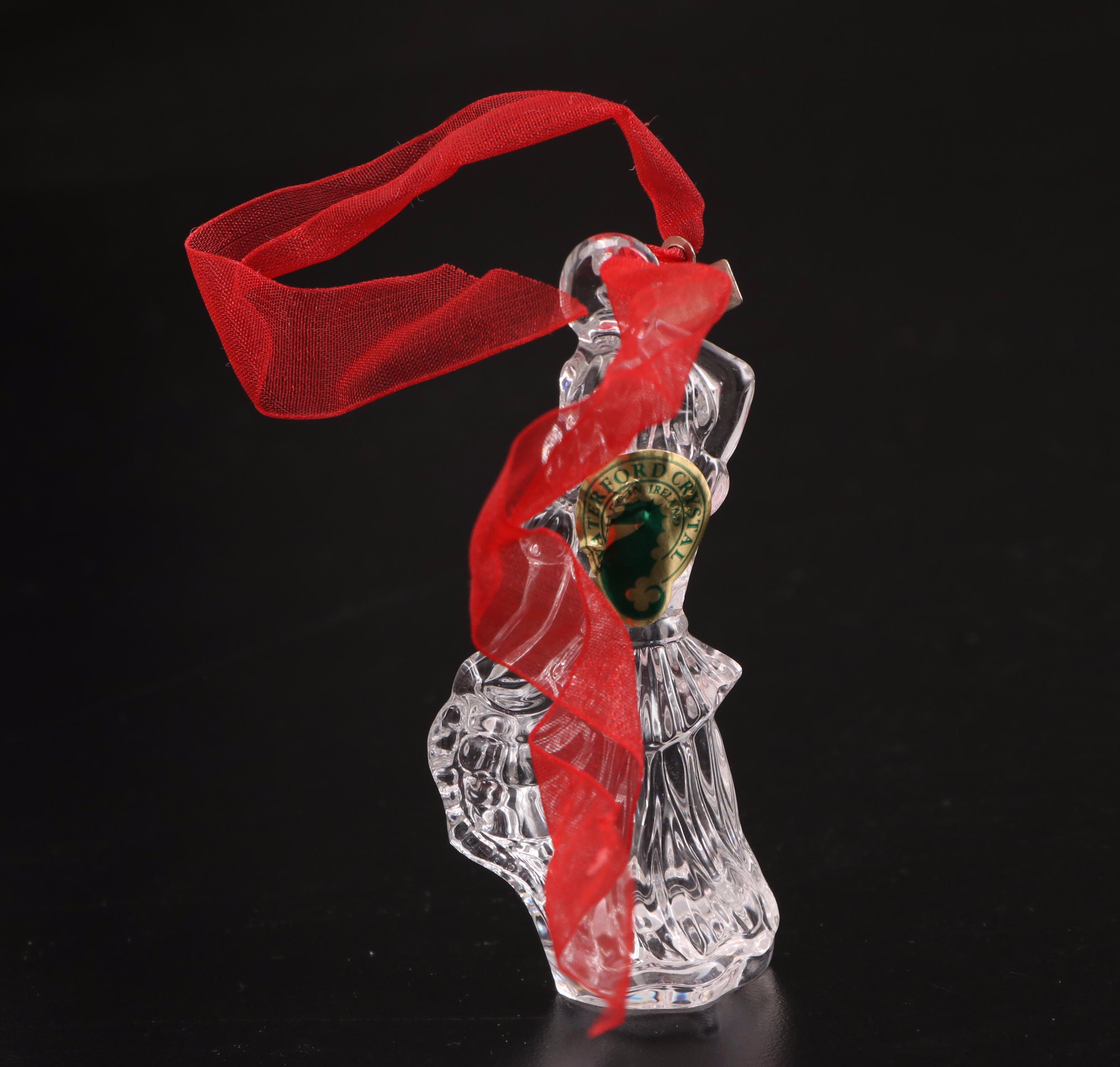 Waterford Crystal Hanukkah and Christmas Tree Ornaments