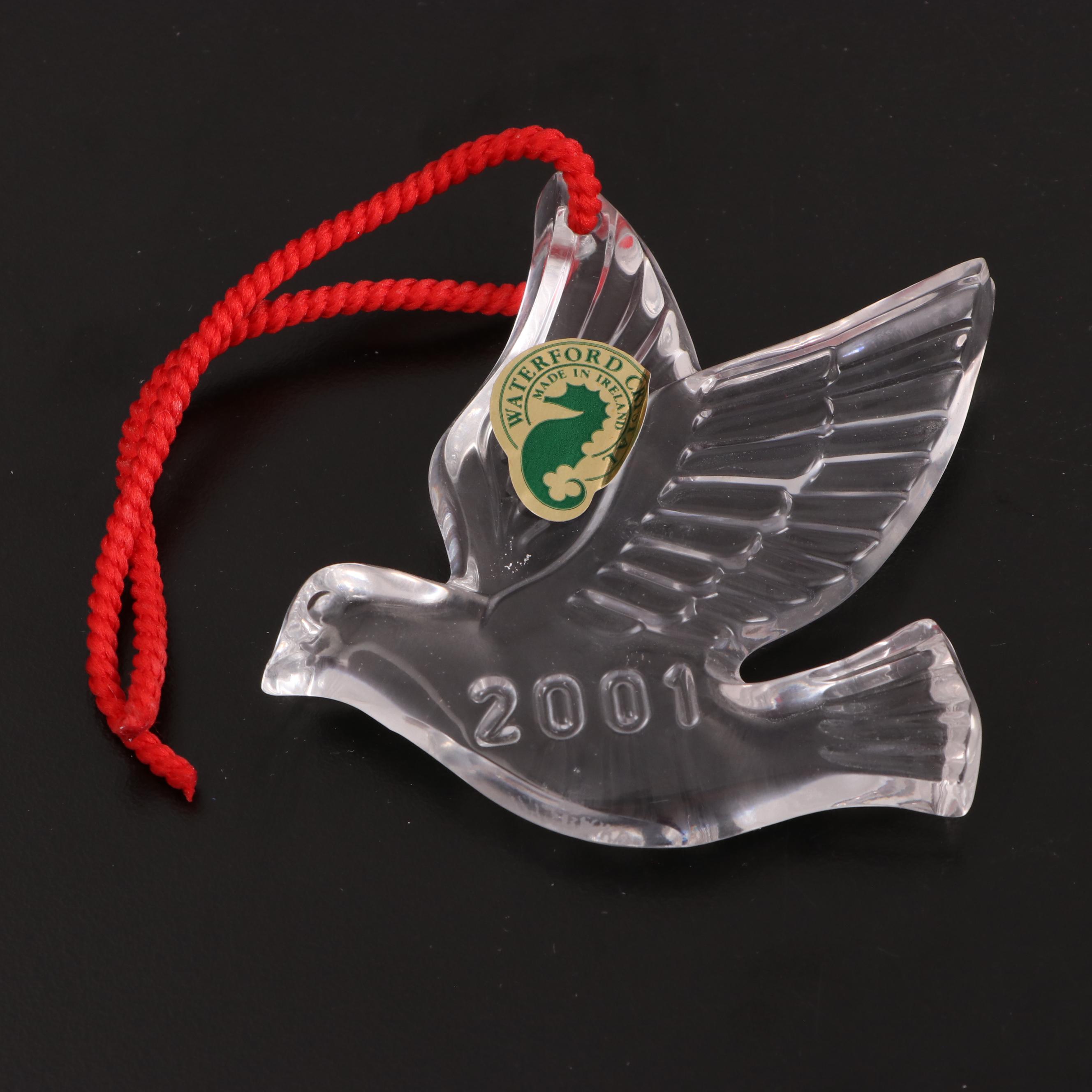 Waterford Crystal Hanukkah and Christmas Tree Ornaments