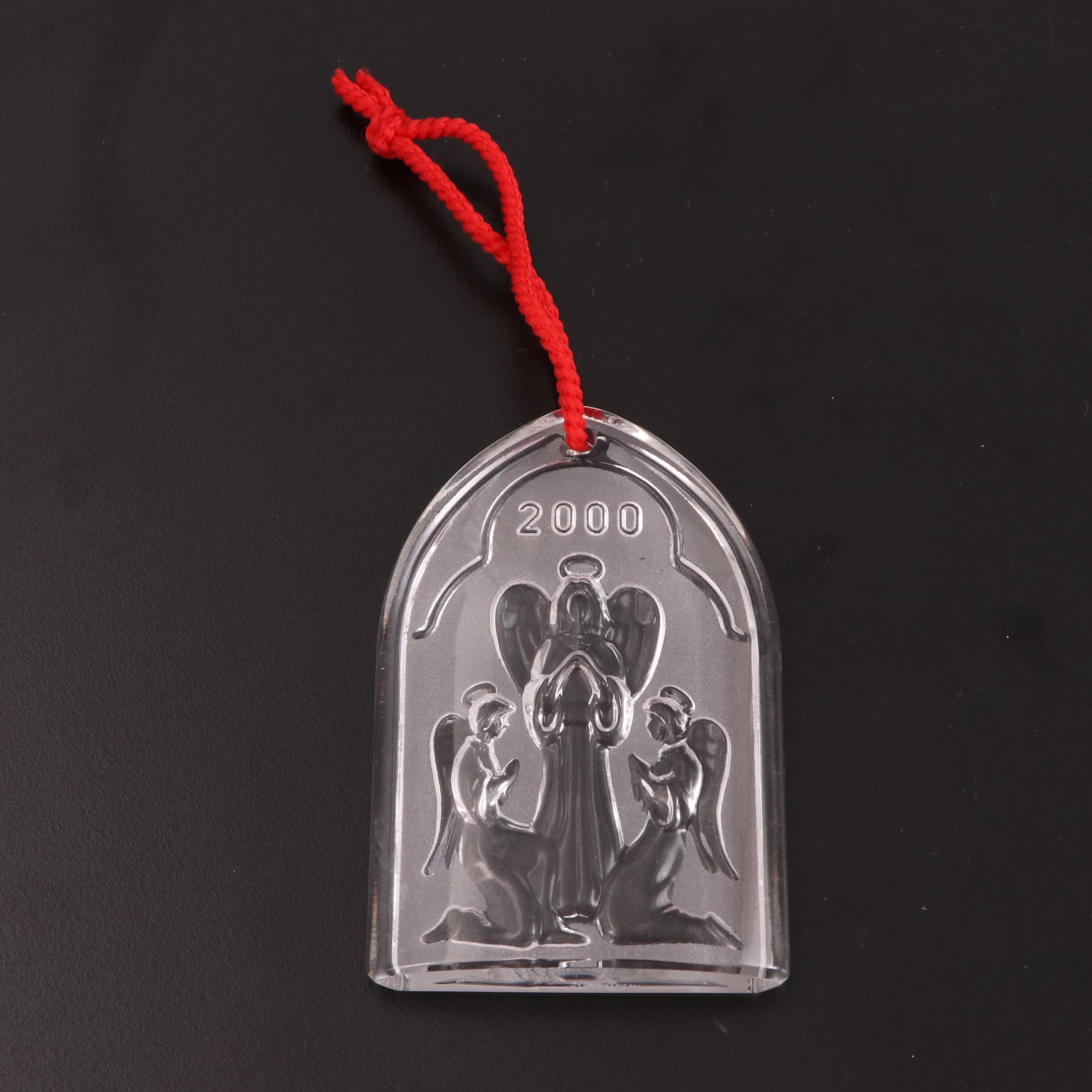 Waterford Crystal Hanukkah and Christmas Tree Ornaments