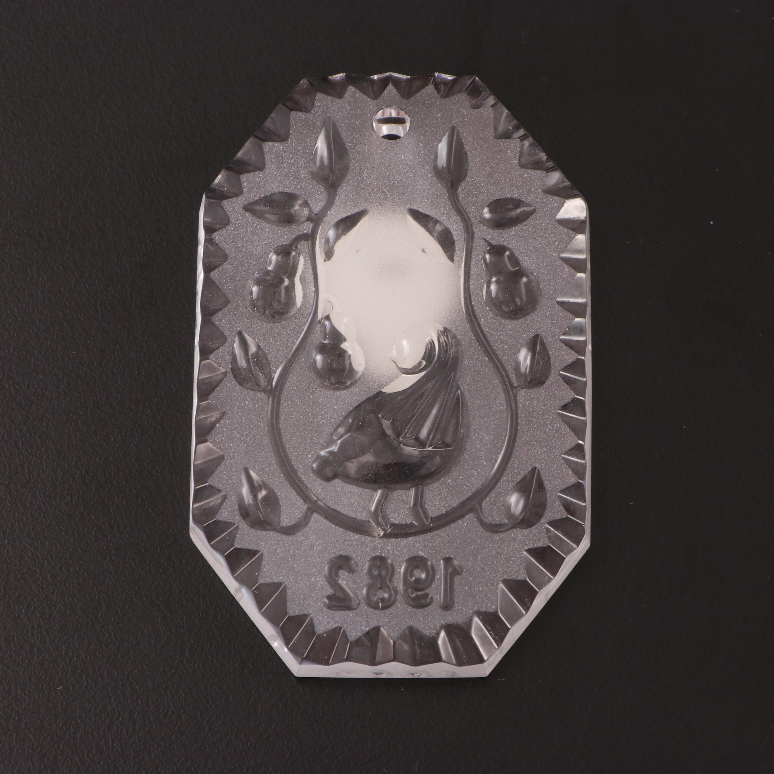 Waterford Crystal Hanukkah and Christmas Tree Ornaments