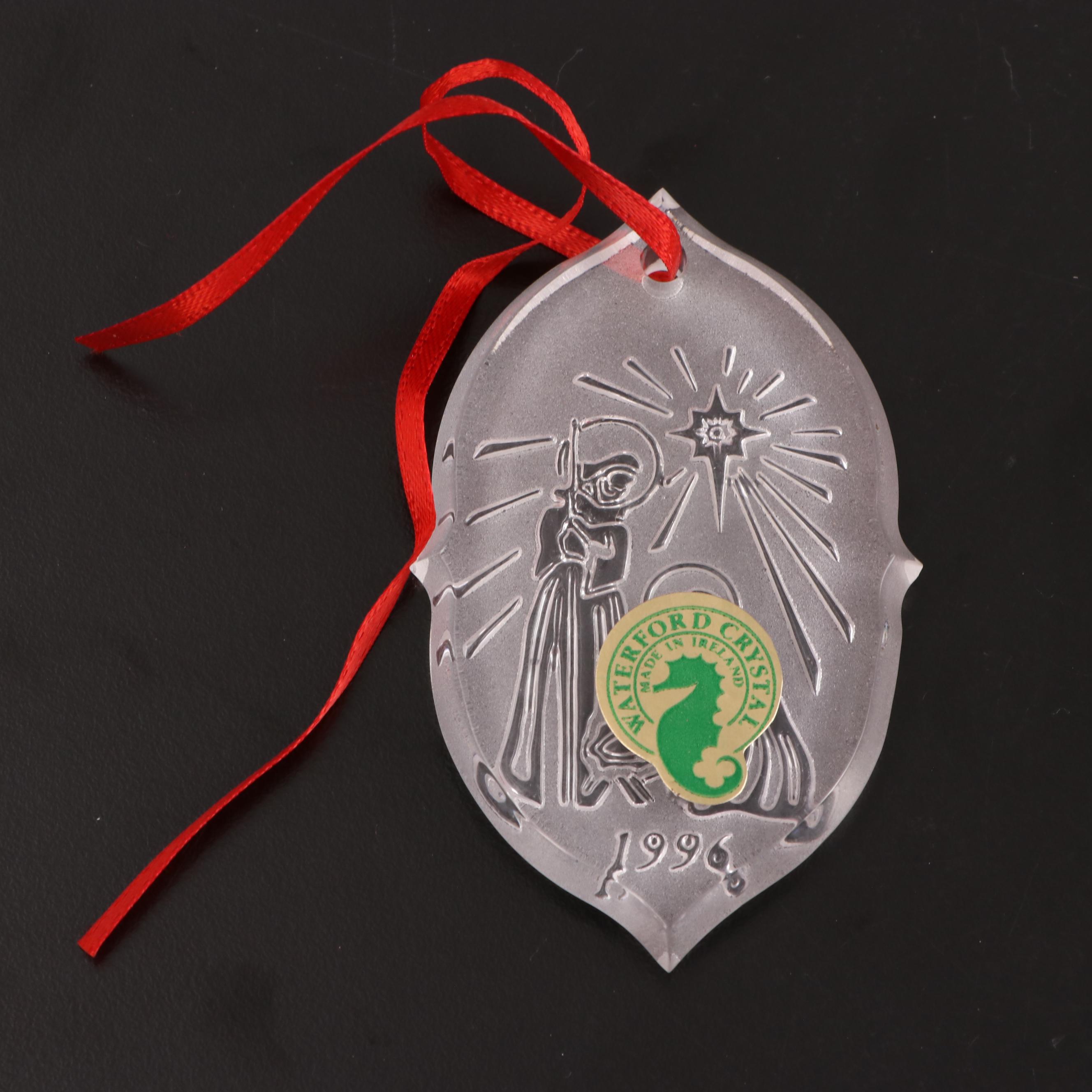 Waterford Crystal Hanukkah and Christmas Tree Ornaments