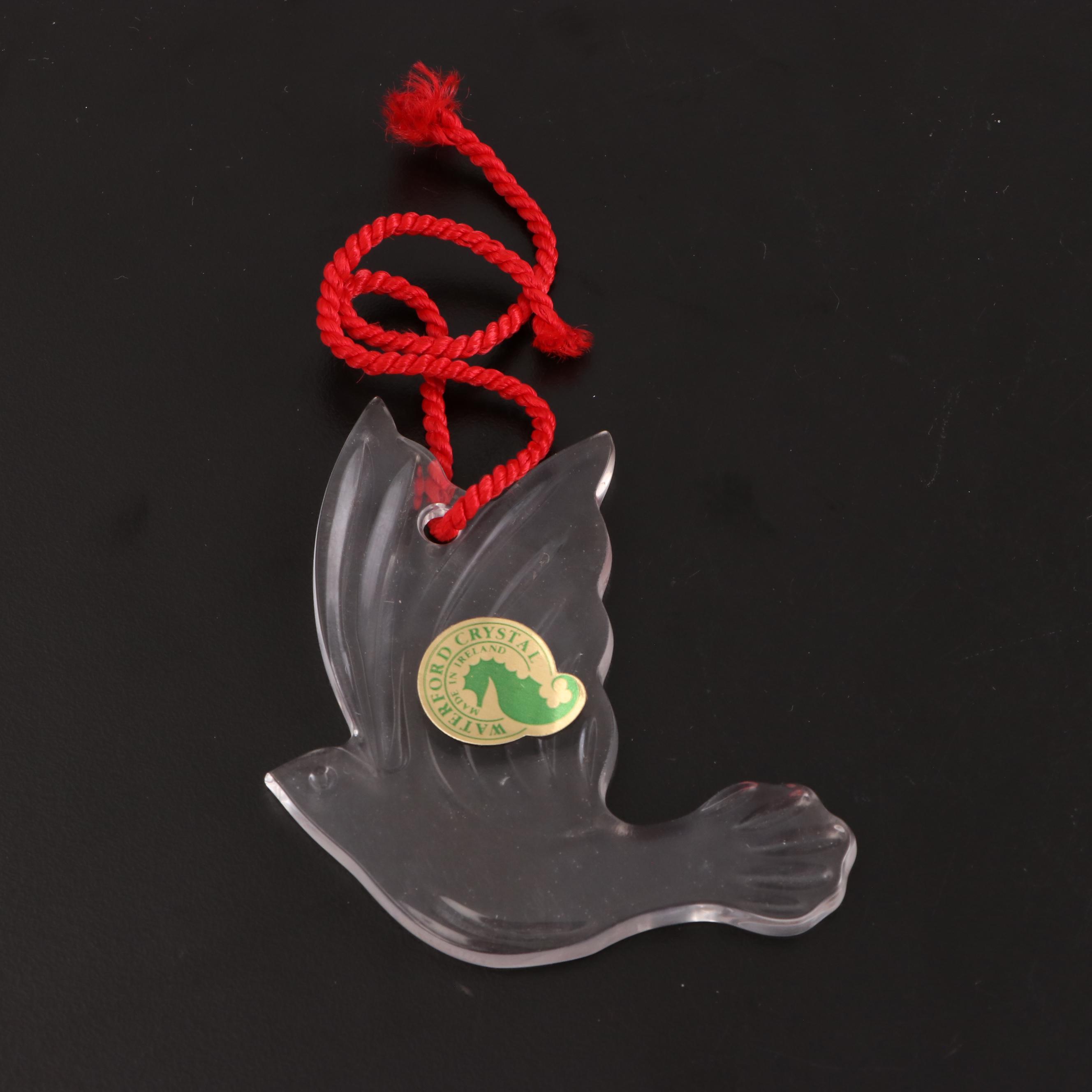 Waterford Crystal Hanukkah and Christmas Tree Ornaments