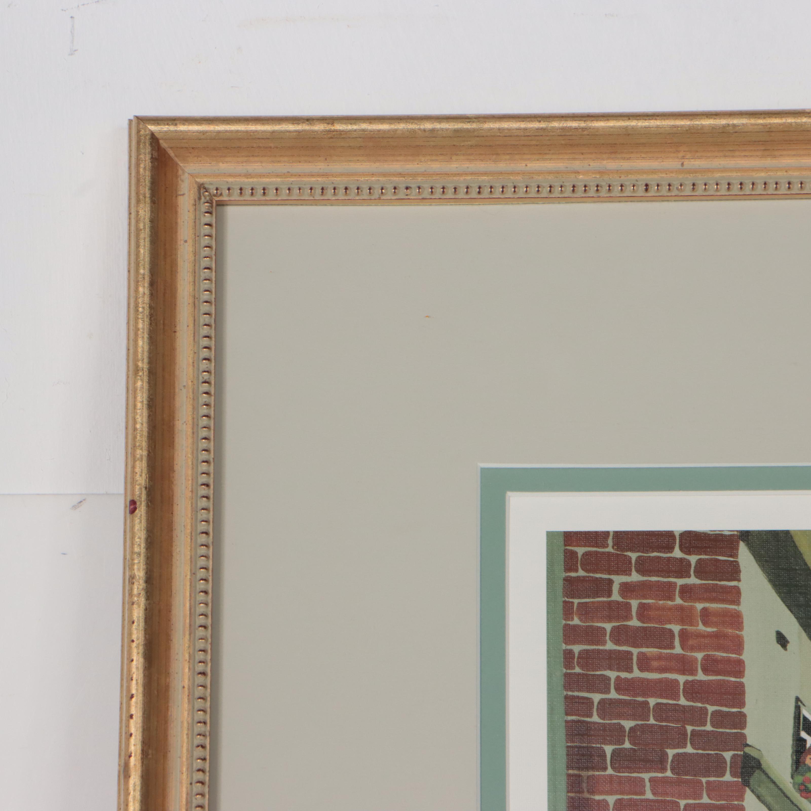 Elke Einsmann Offset Lithograph "Brussels," 1982