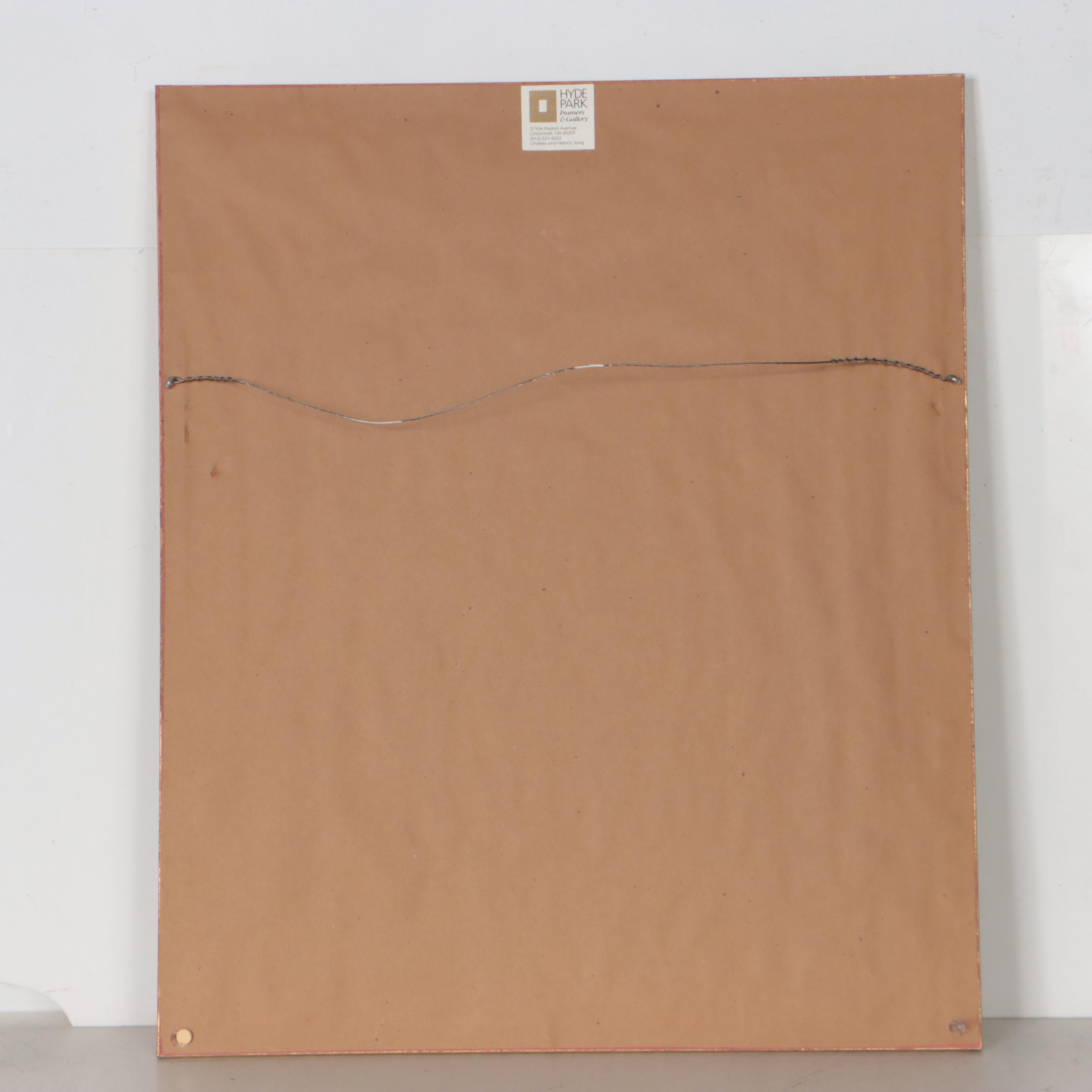 Elke Einsmann Offset Lithograph "Brussels," 1982