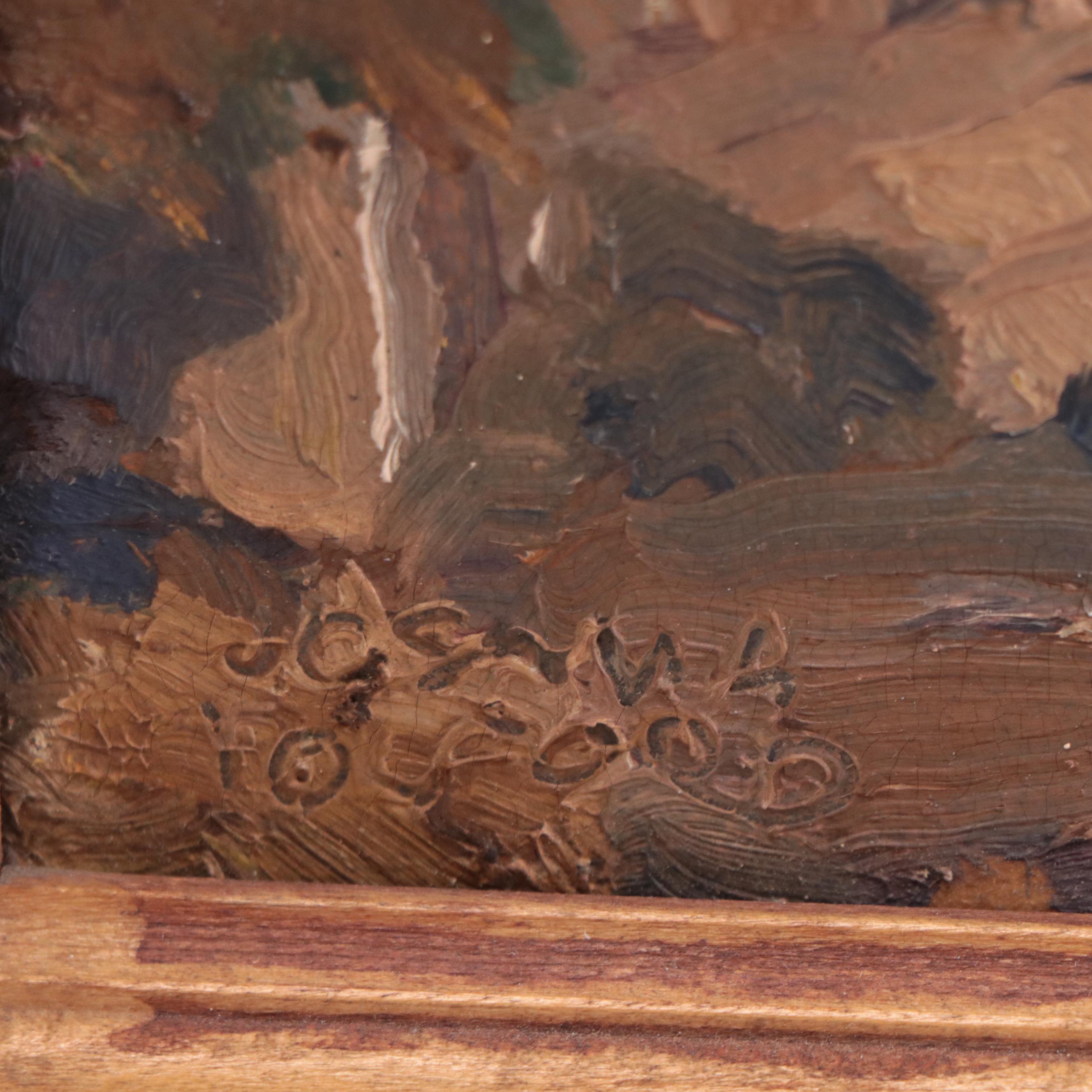 Joshua Tolford Oil Painting "Motif #1, Rockport," Circa 1936