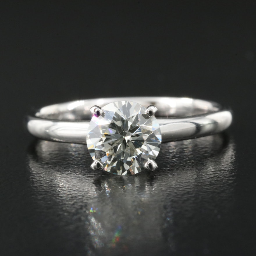 14K 1.06 CT Lab Grown Diamond Solitaire Ring