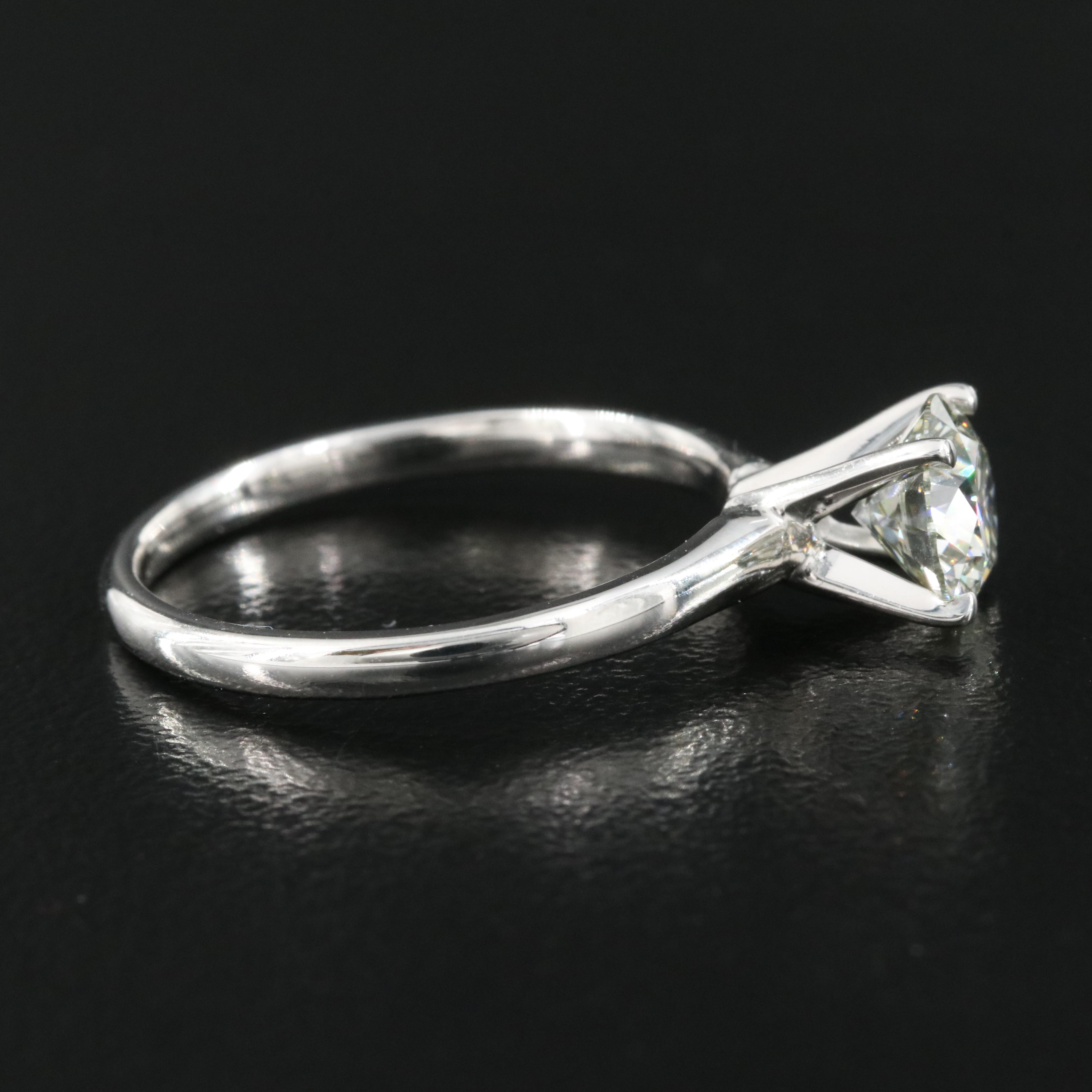 14K 1.06 CT Lab Grown Diamond Solitaire Ring