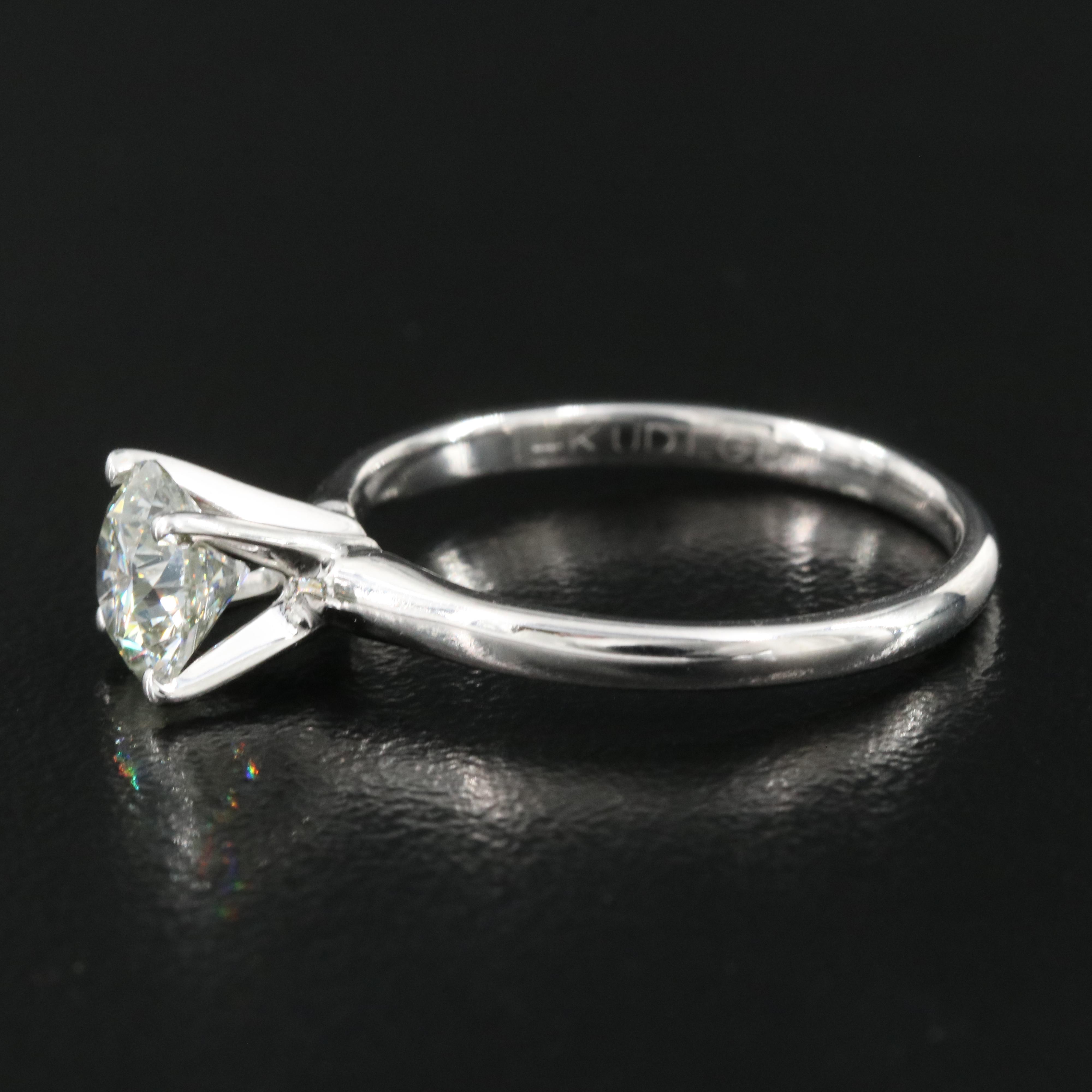 14K 1.06 CT Lab Grown Diamond Solitaire Ring