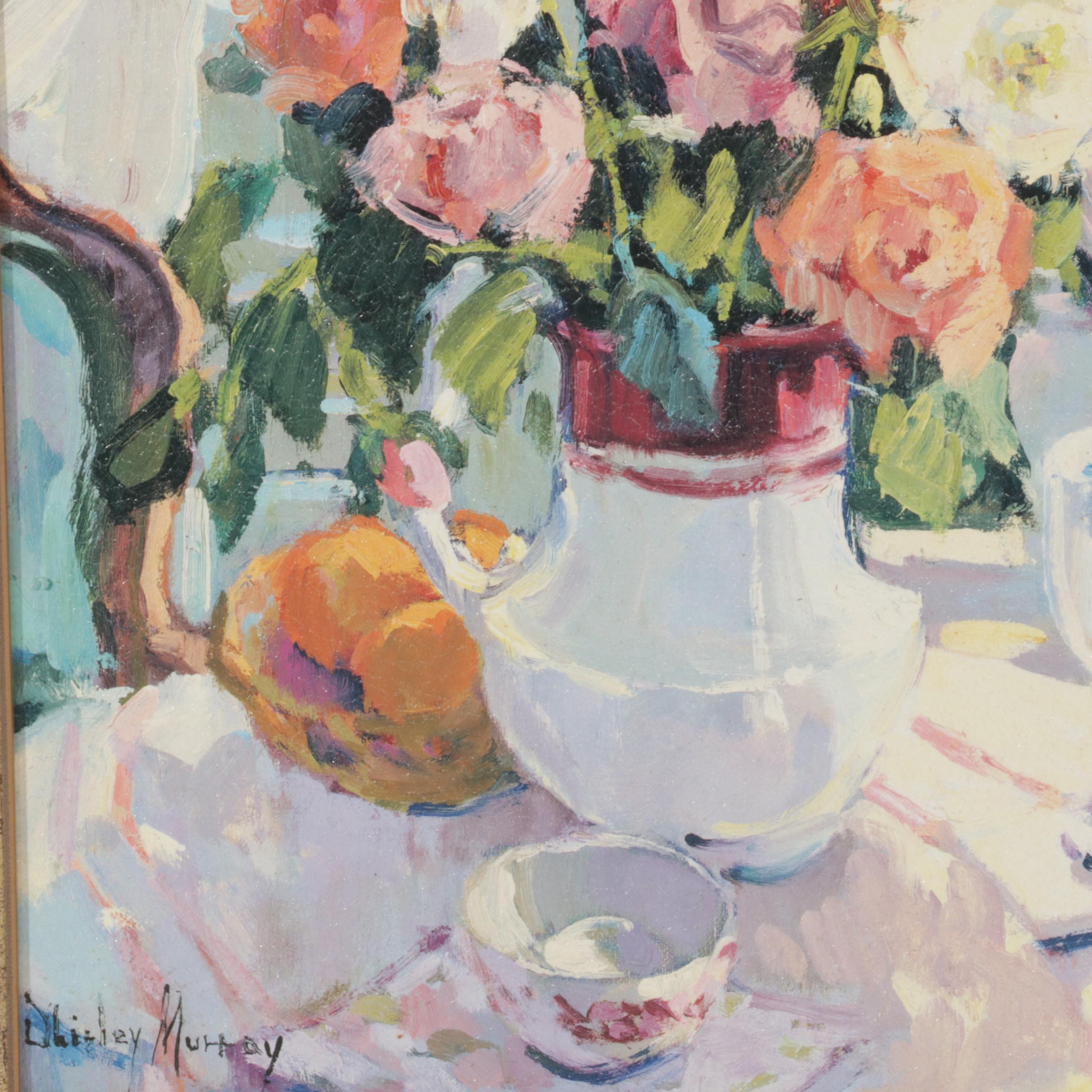 Offset Lithograph After Shirley Murray "La Plage," Circa 2000