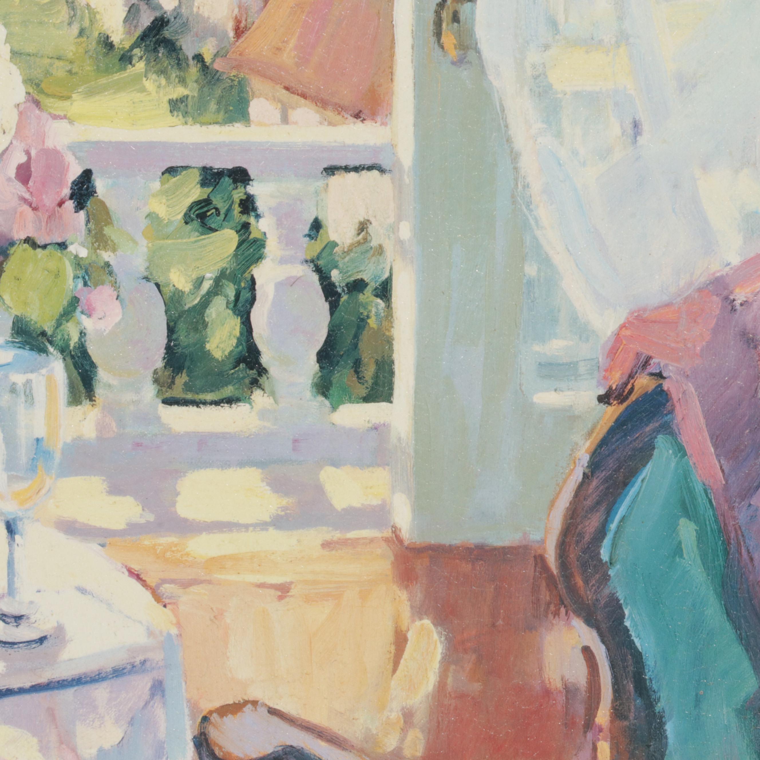 Offset Lithograph After Shirley Murray "La Plage," Circa 2000