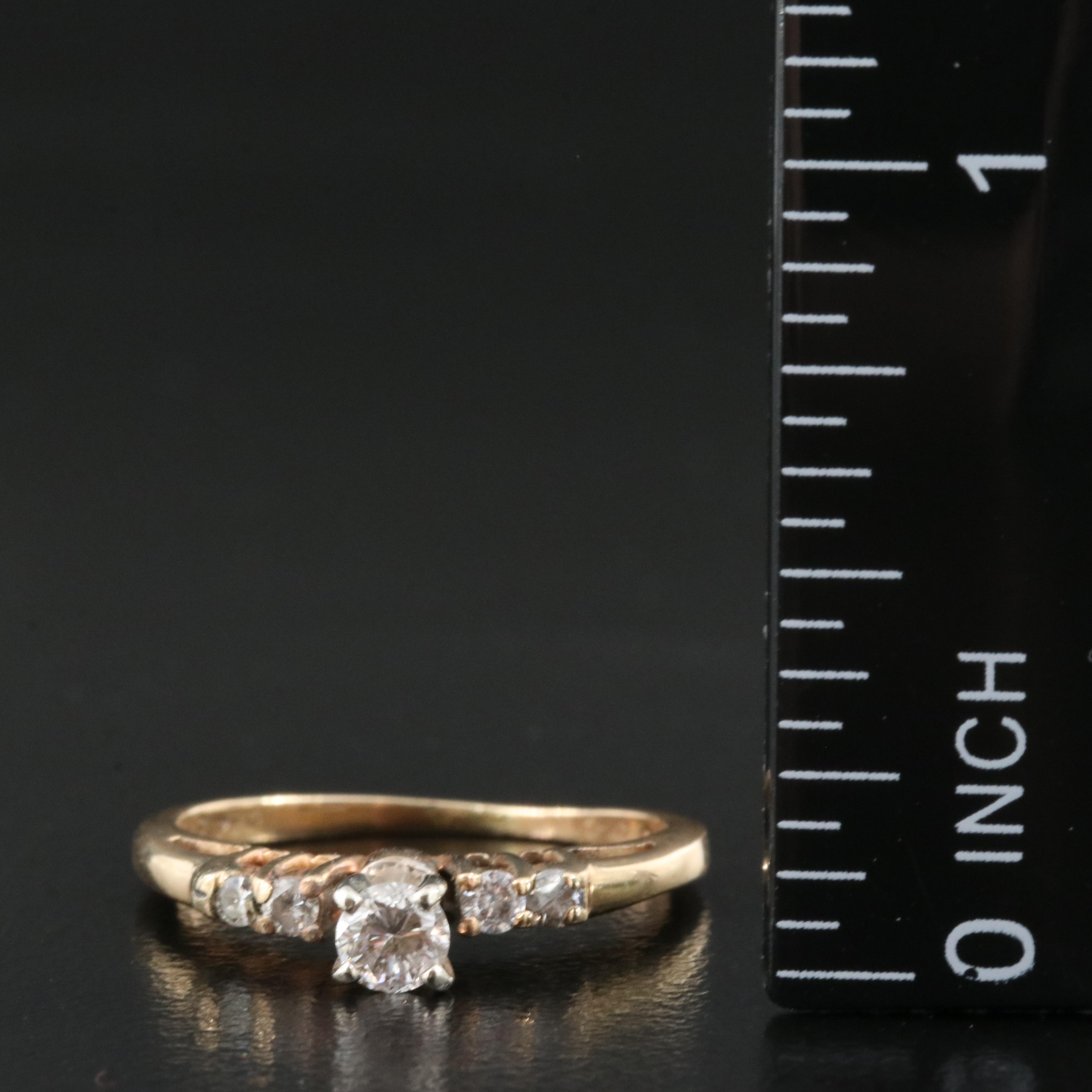 14K 0.27 CTW Diamond Ring