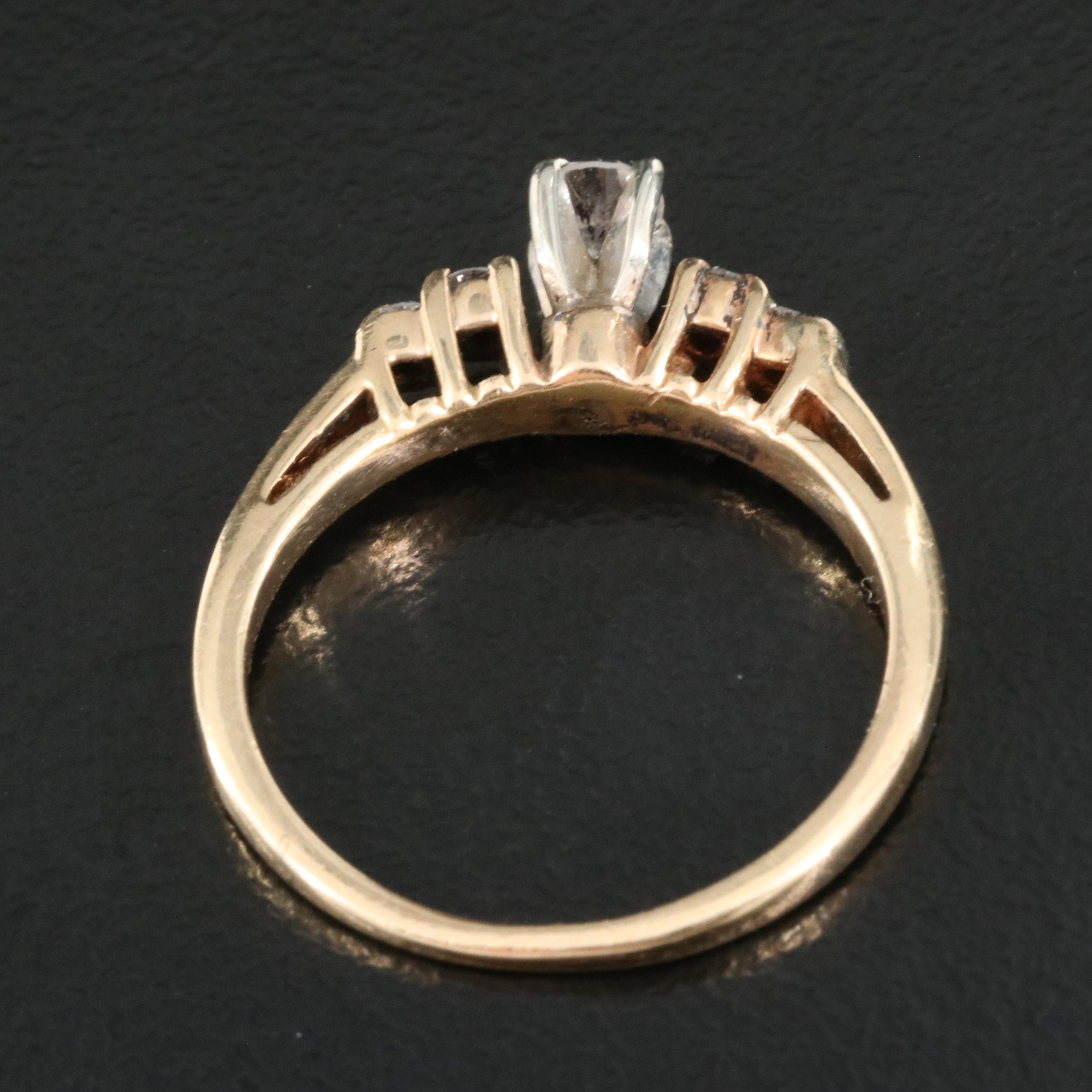 14K 0.27 CTW Diamond Ring