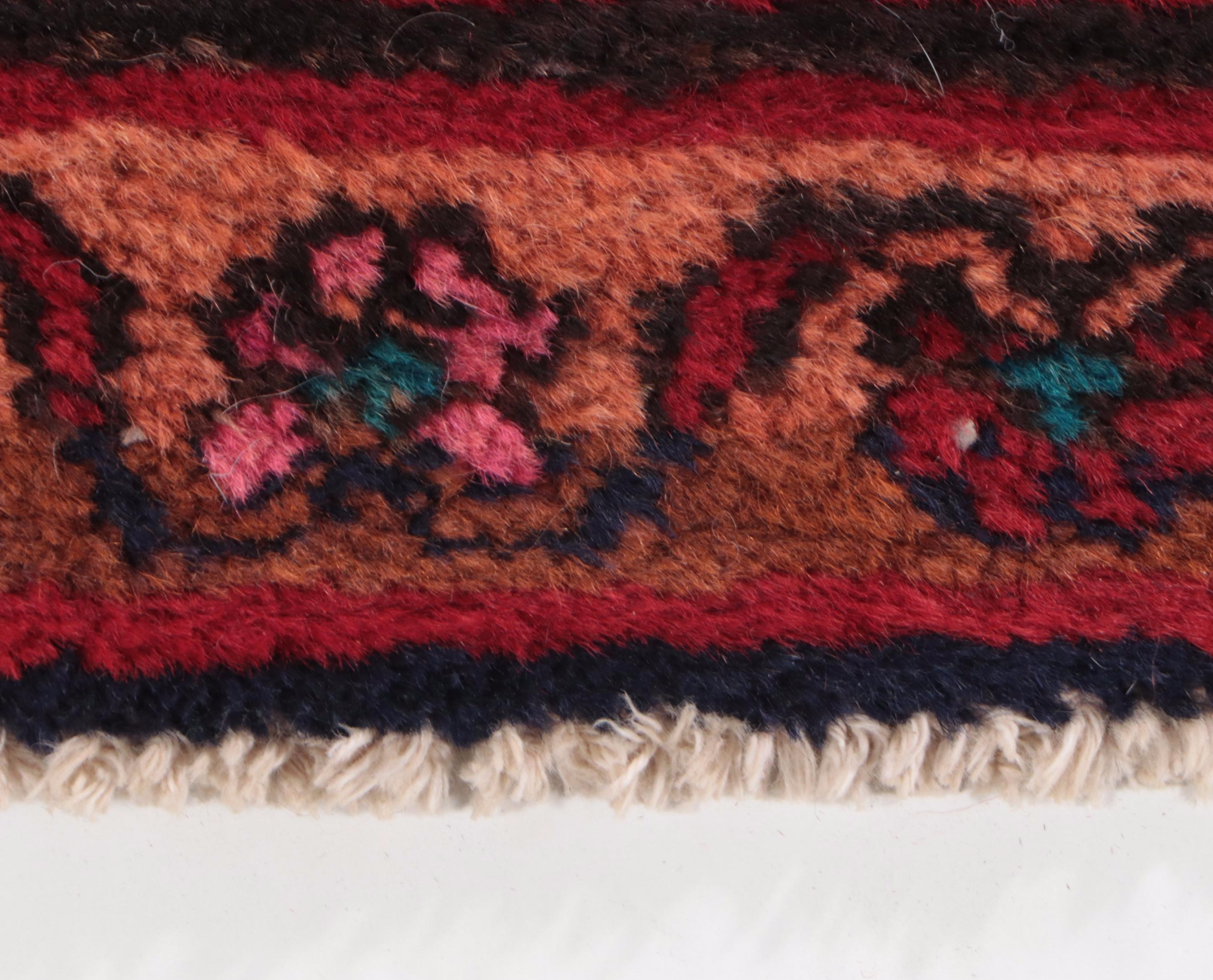 3'4 x 13'1 Hand-Knotted Persian Hamadan Long Rug