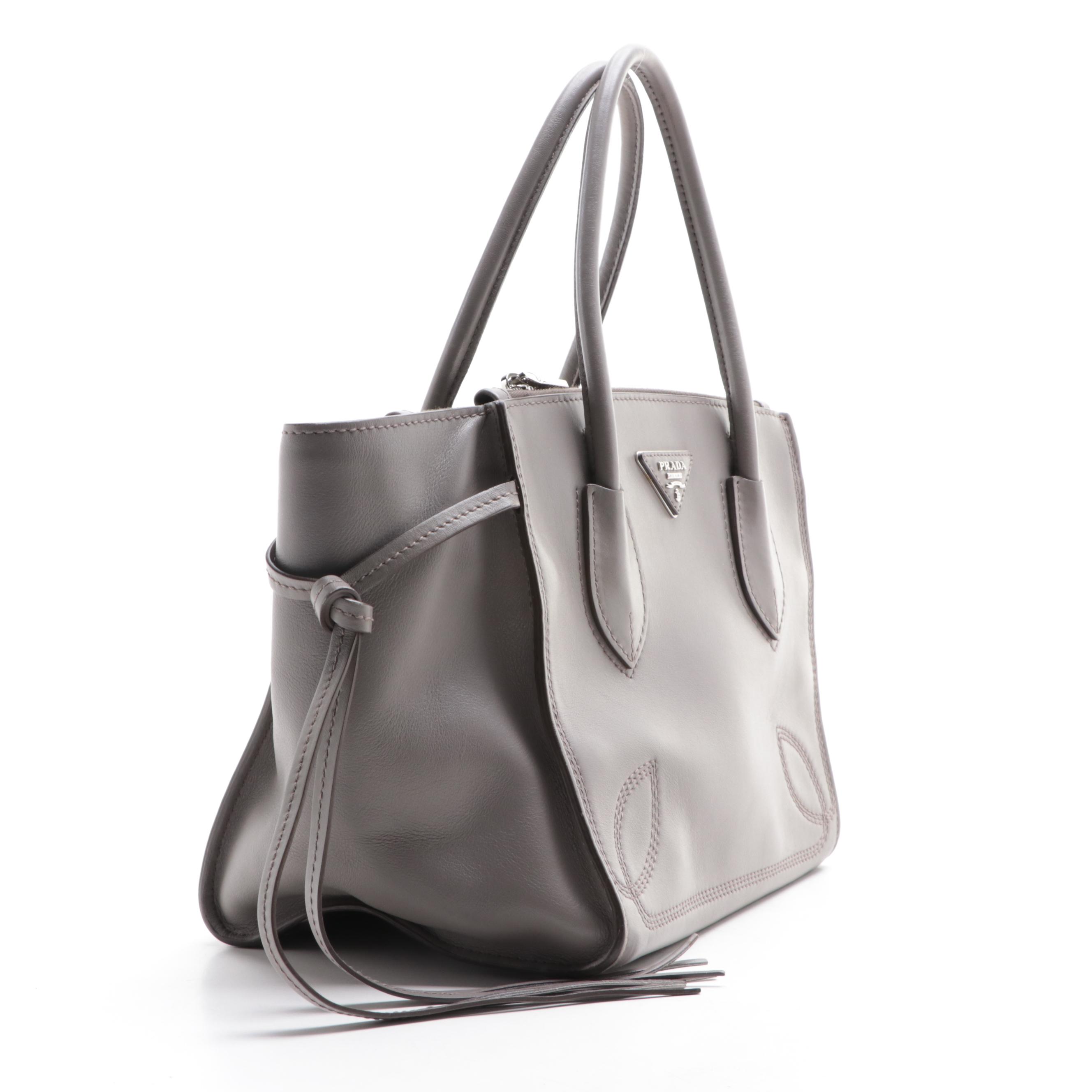 Prada City Sport Tote in Smooth Calfskin Leather
