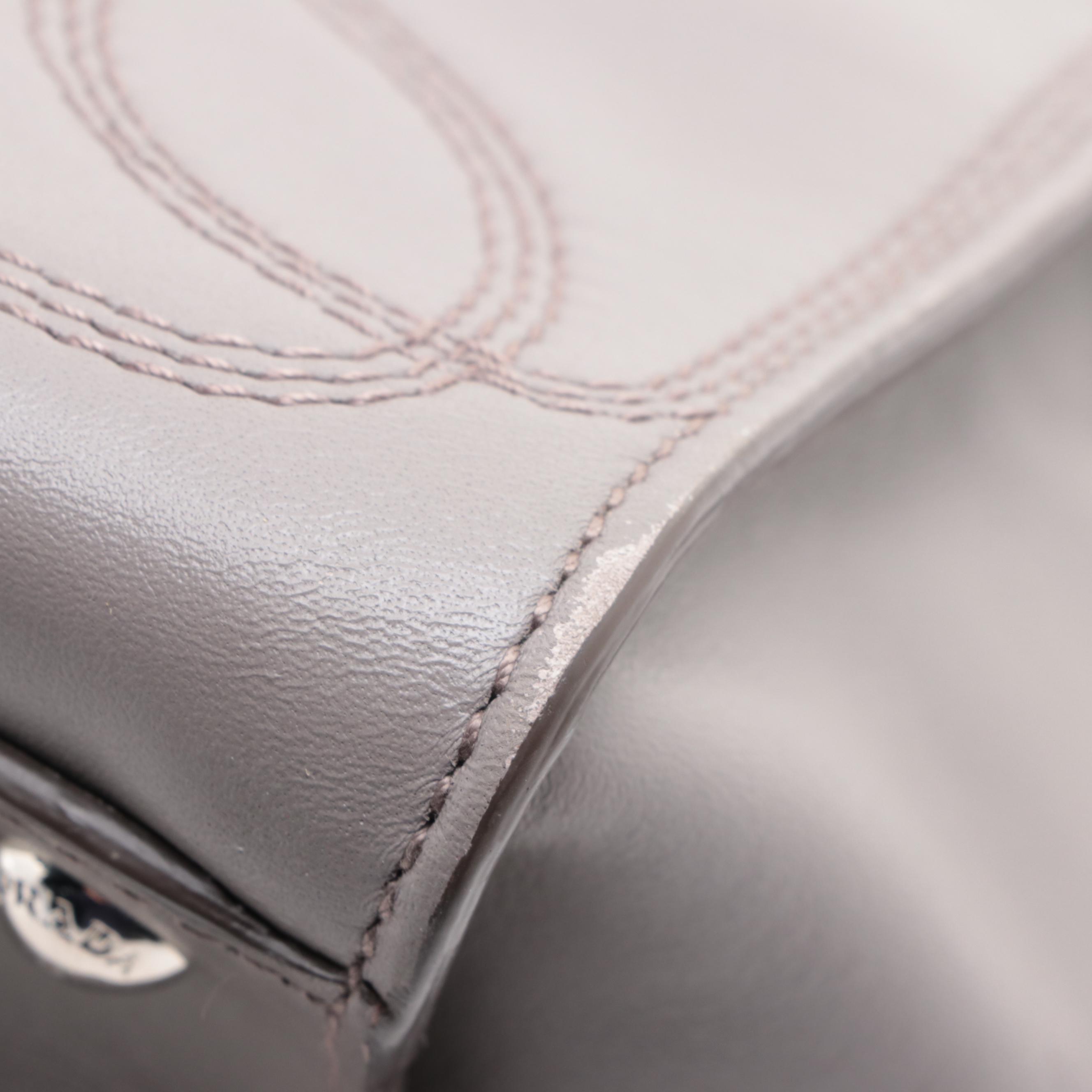 Prada City Sport Tote in Smooth Calfskin Leather