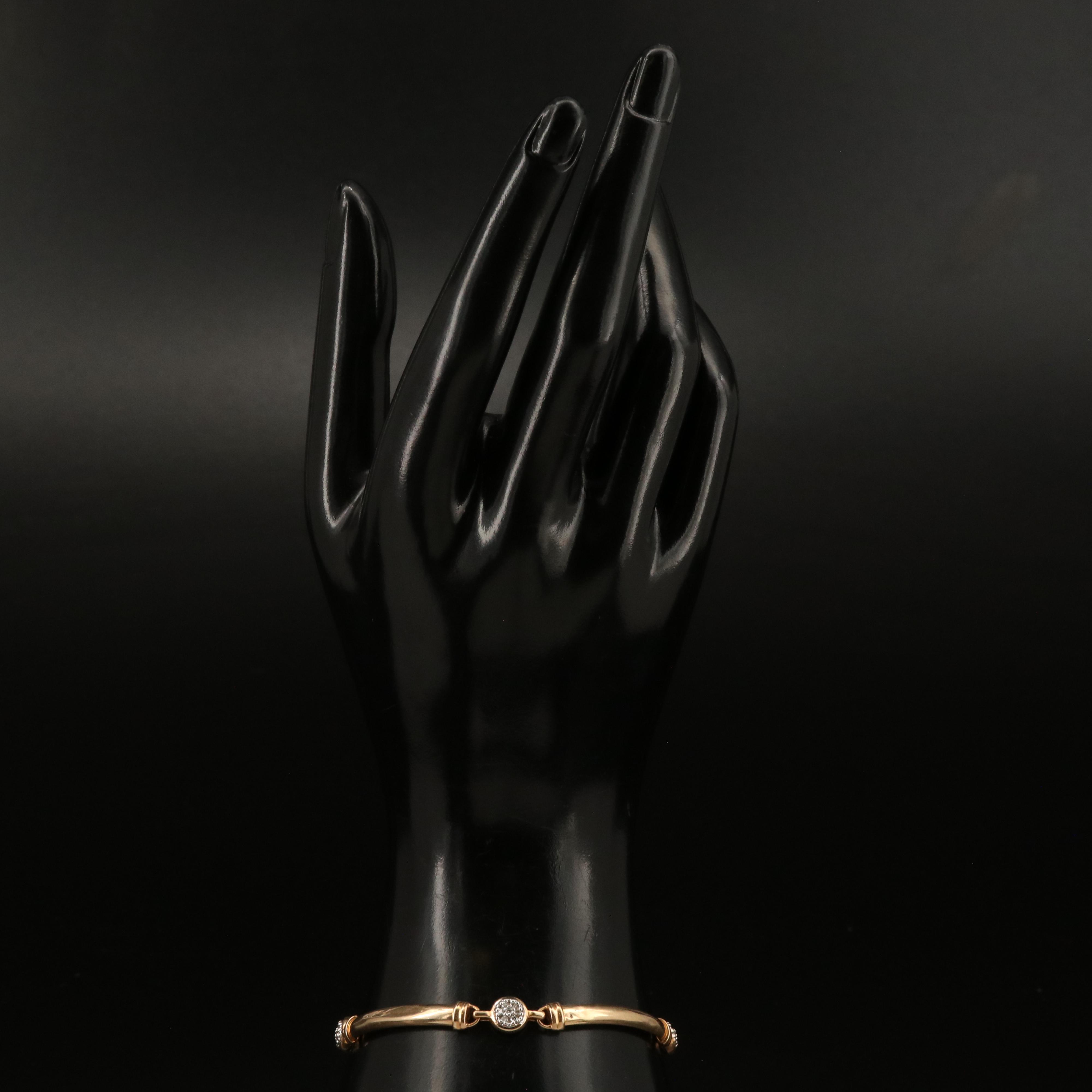 14K 0.25 CTW Diamond Bracelet