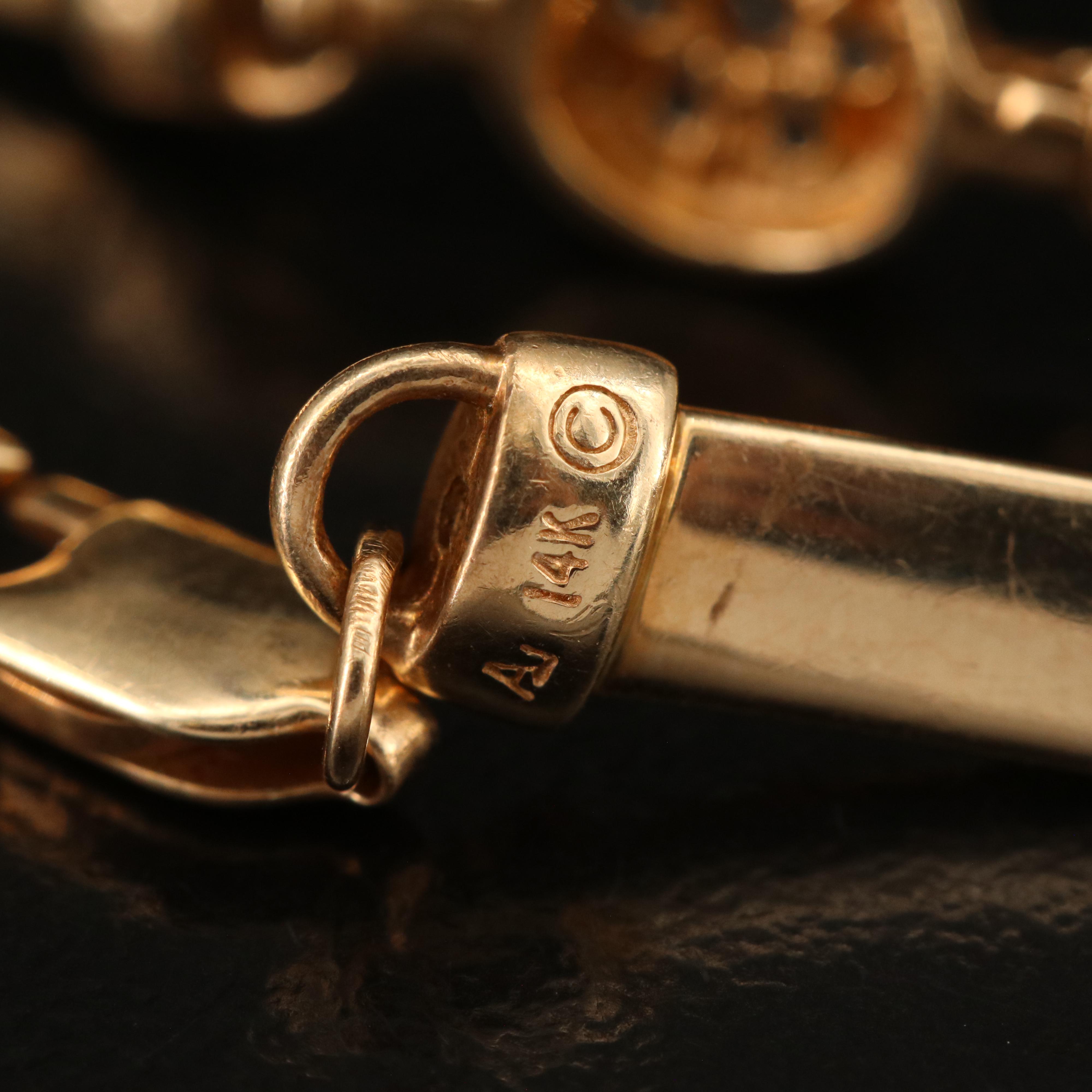 14K 0.25 CTW Diamond Bracelet