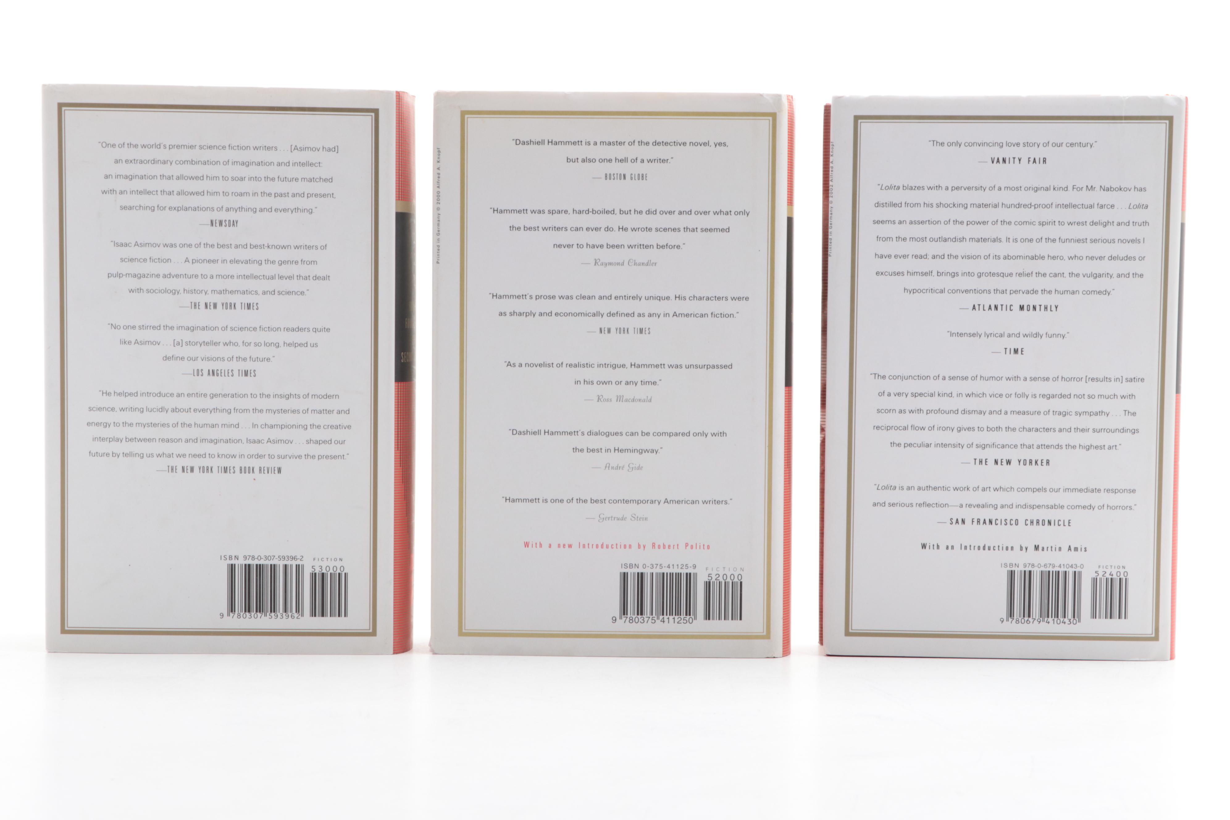 Everyman's Library "The Foundation Trilogy" by Isaac Asimov and More