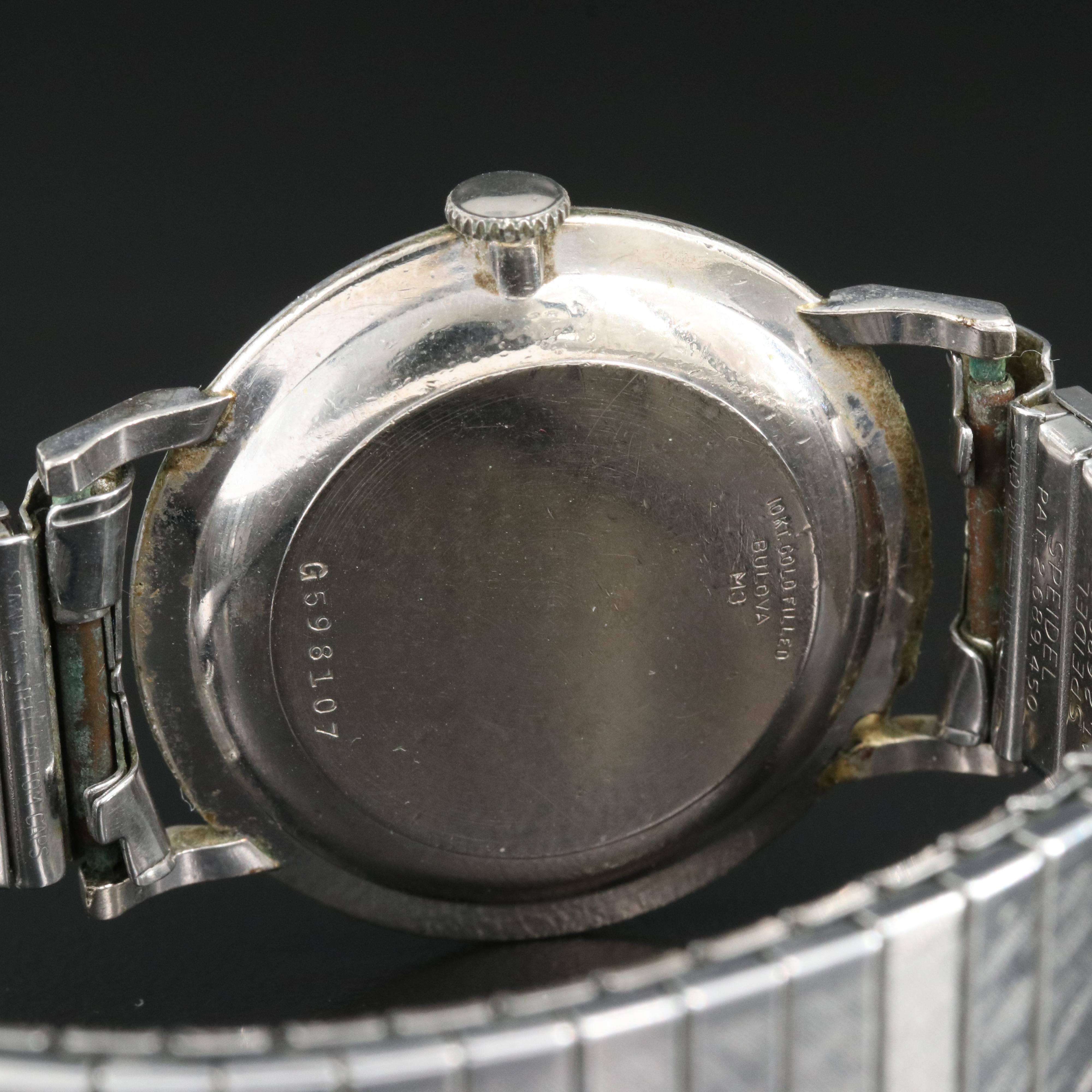 Bulova Diamond Dial Vintage Watch
