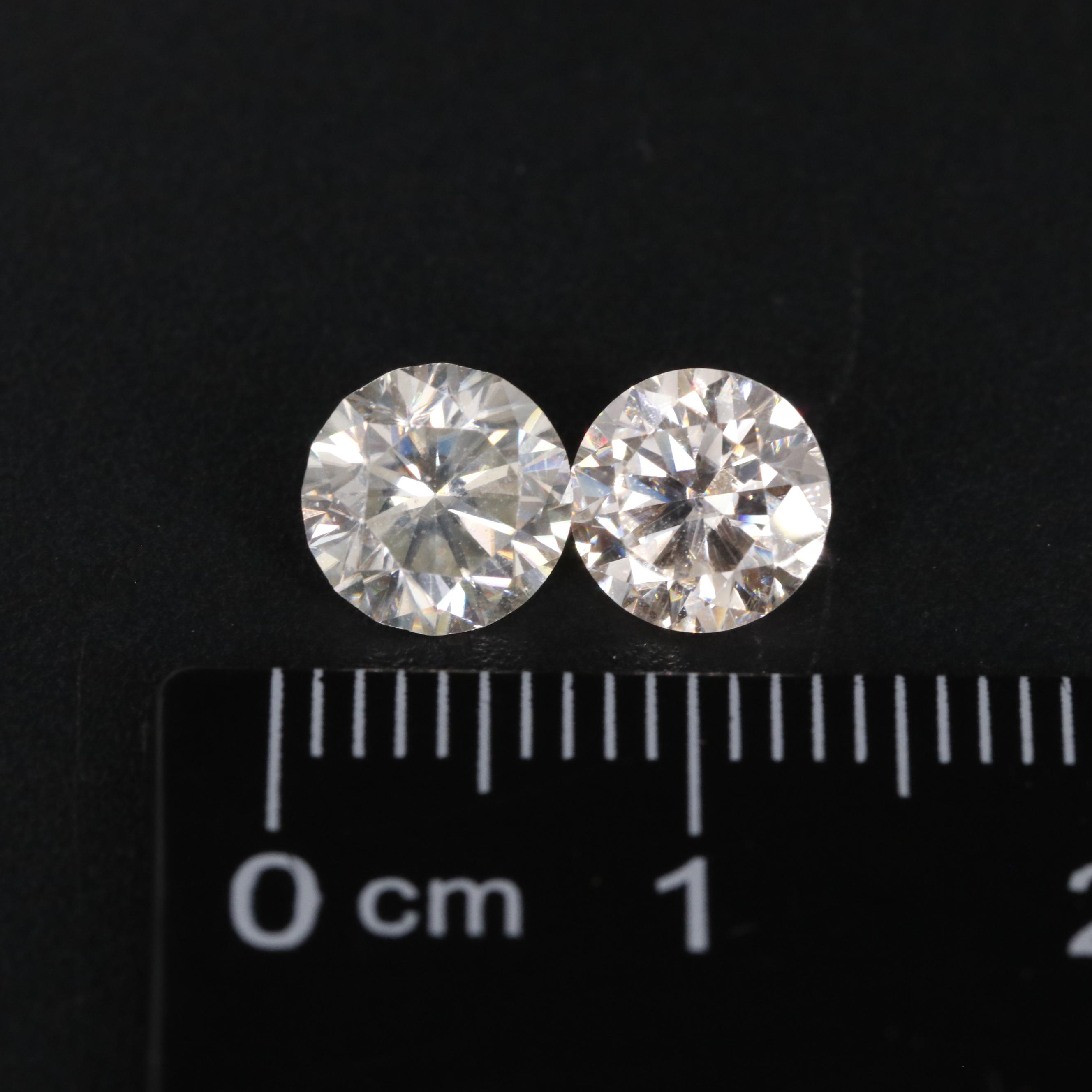 Loose 1.90 CTW Moissanite