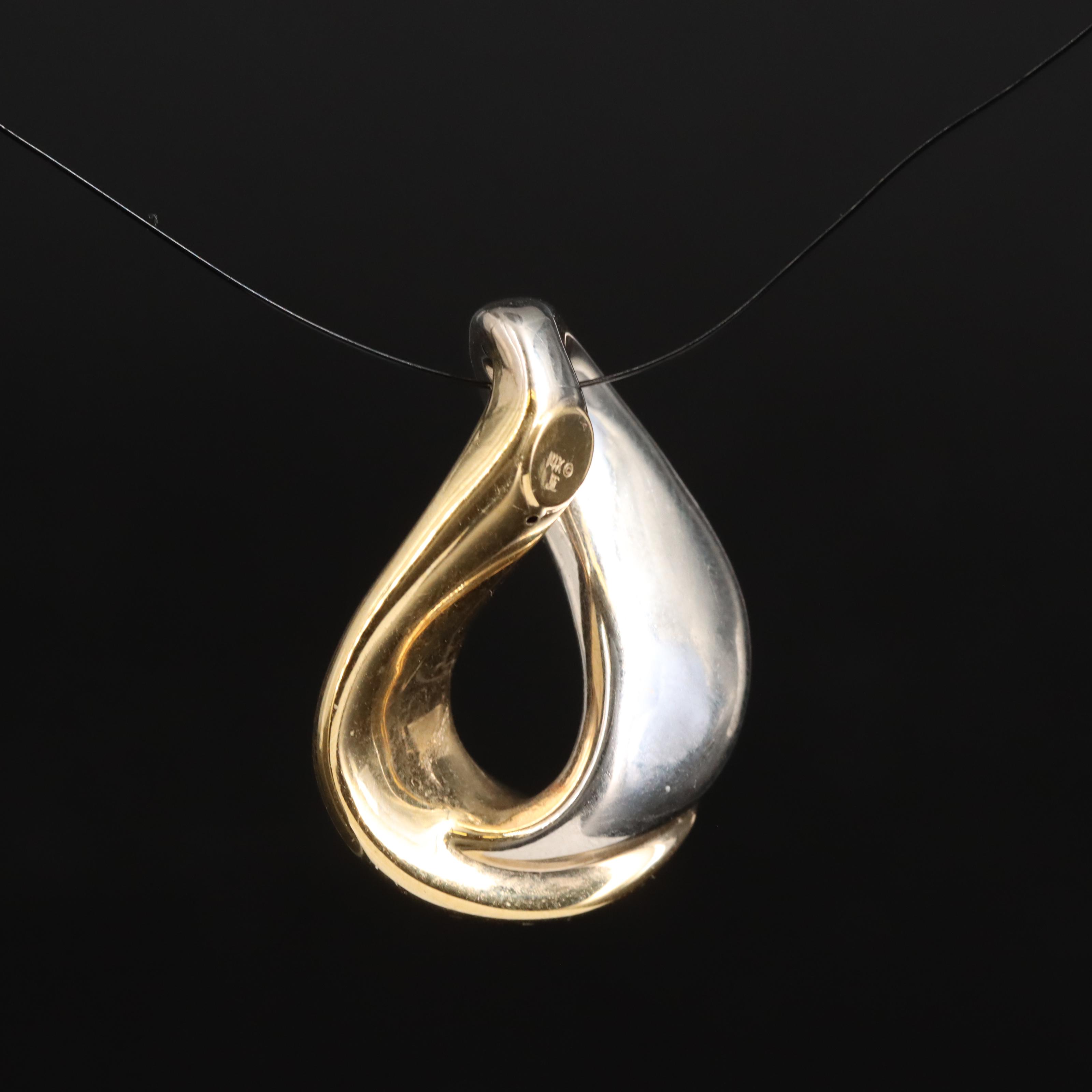 14K Slide Pendant