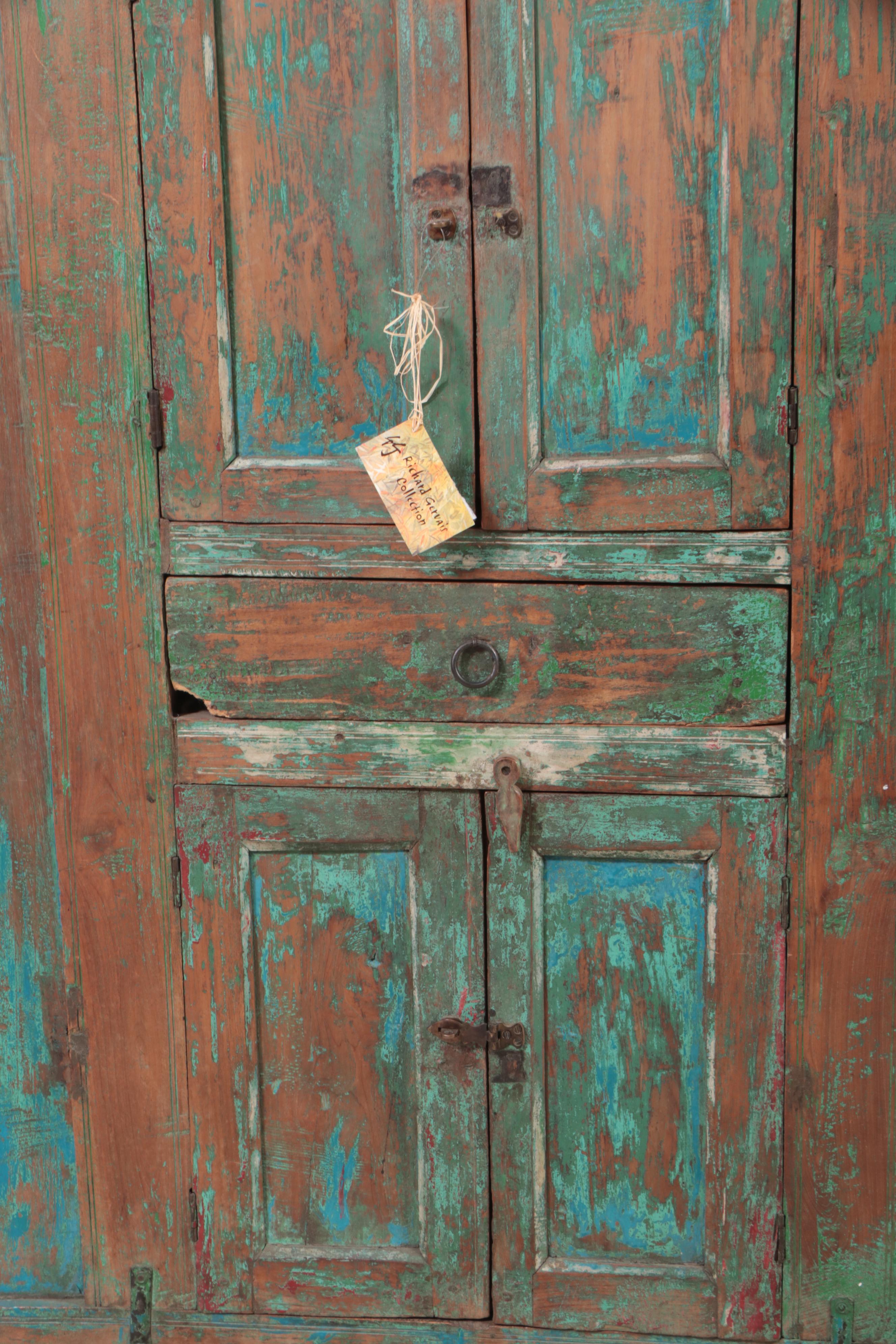 Rajasthani Teak Storage Cabinet, Early 20th Century