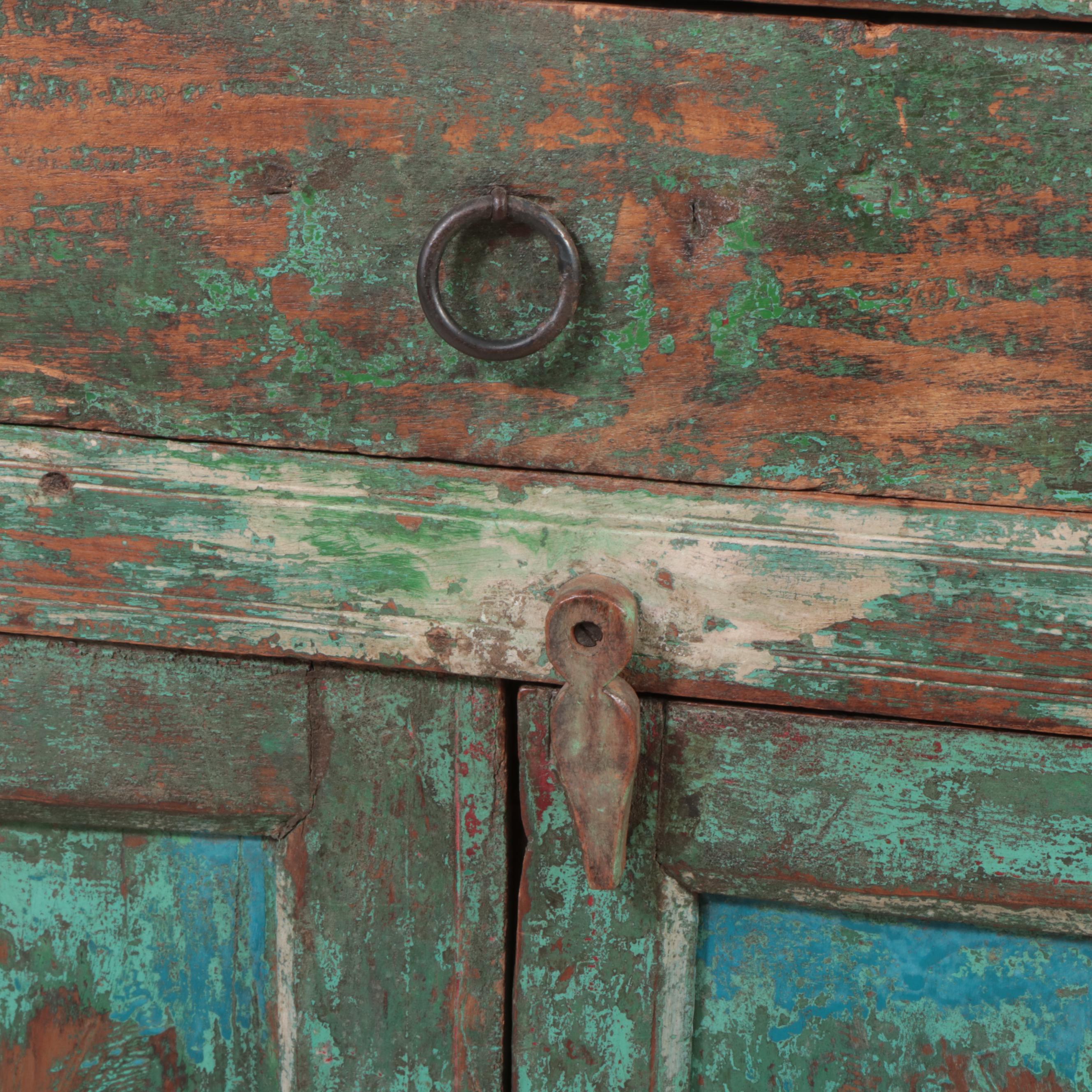 Rajasthani Teak Storage Cabinet, Early 20th Century