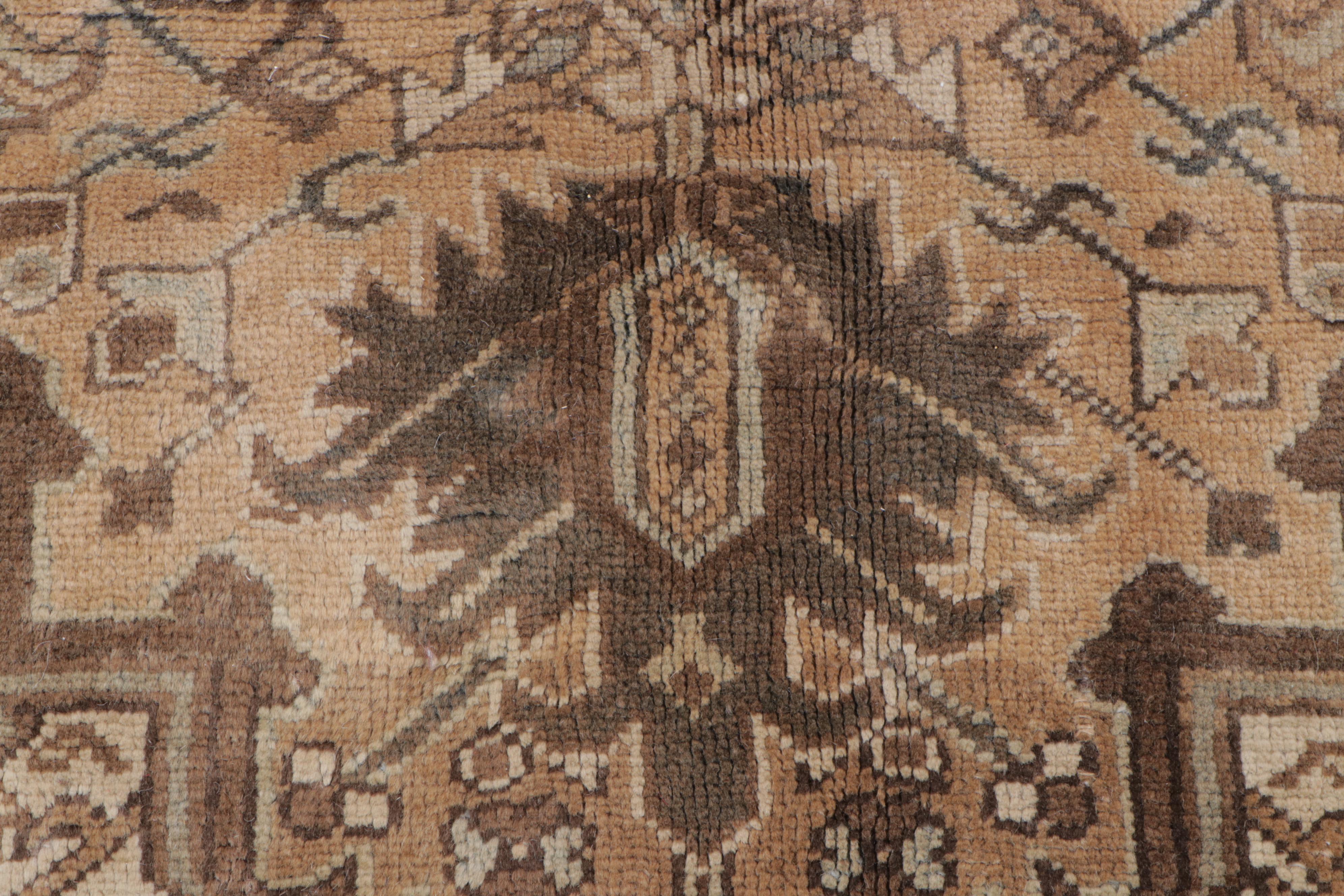 7'2 x 9'5 Hand-Knotted Indo-Persian Heriz Area Rug