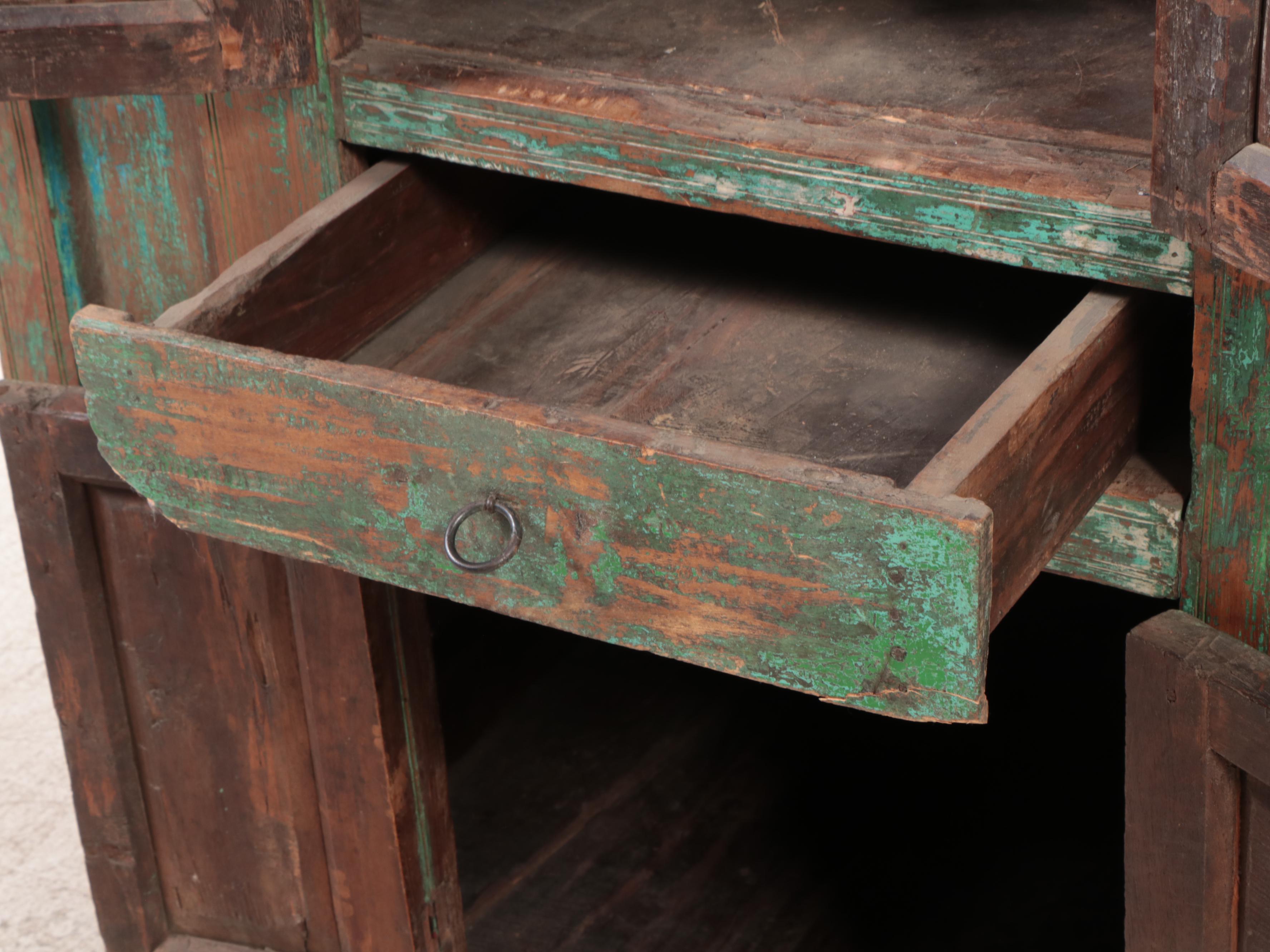 Rajasthani Teak Storage Cabinet, Early 20th Century