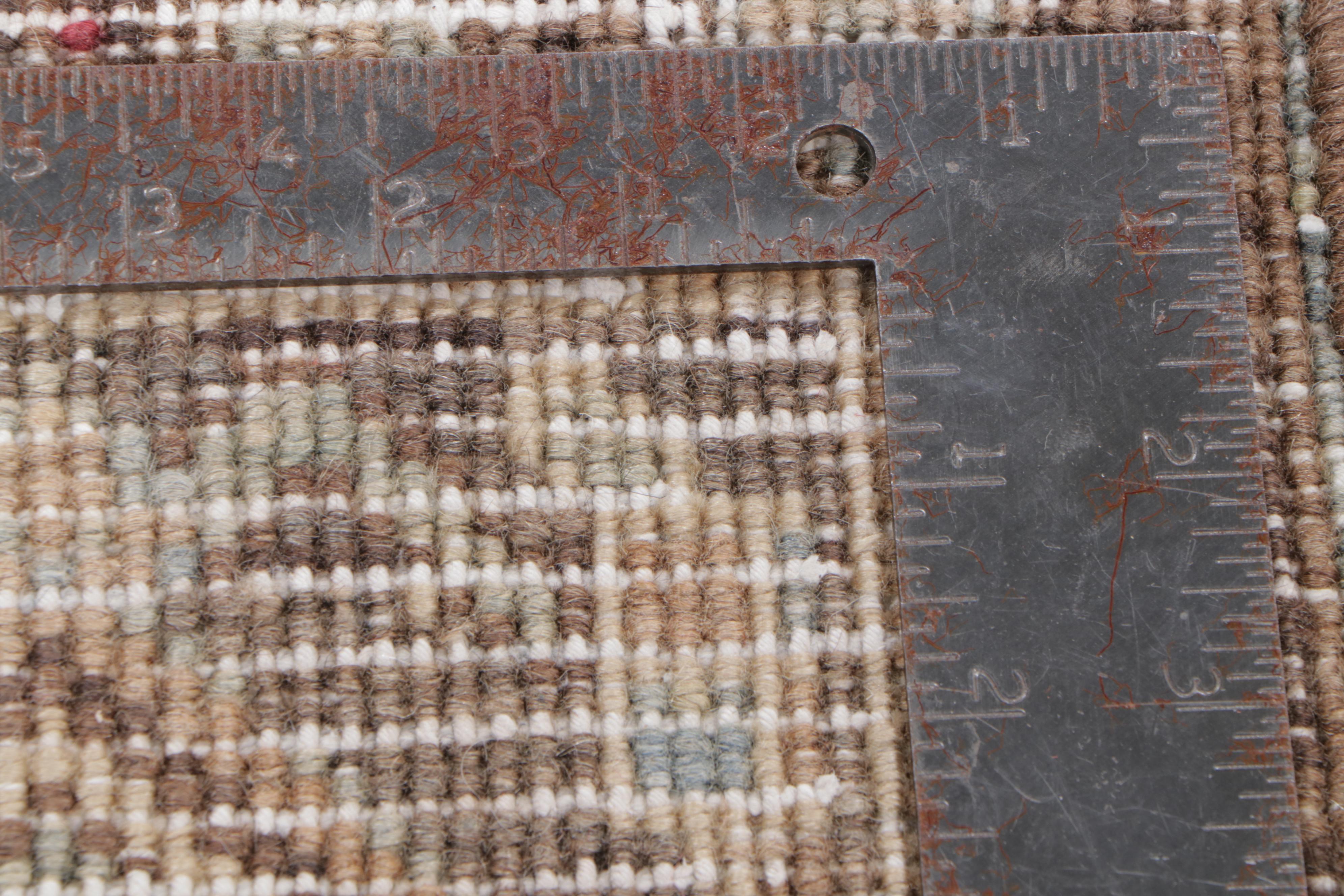 7'2 x 9'5 Hand-Knotted Indo-Persian Heriz Area Rug