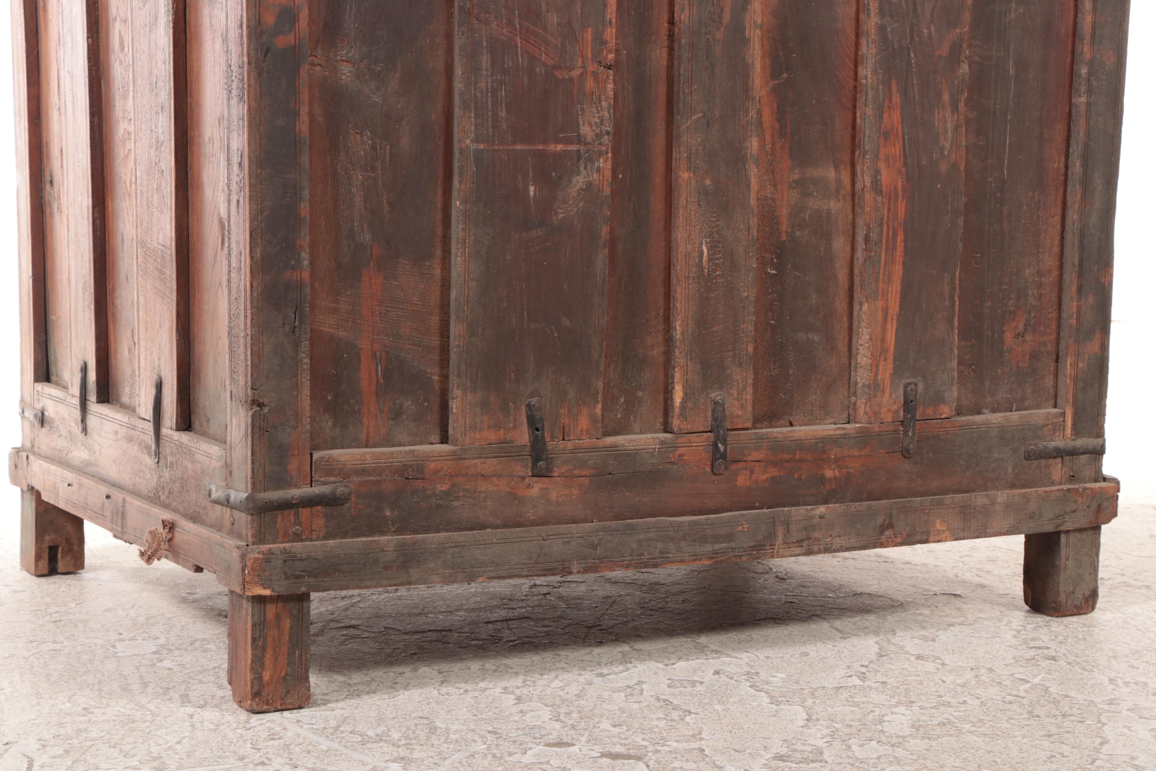 Rajasthani Teak Storage Cabinet, Early 20th Century